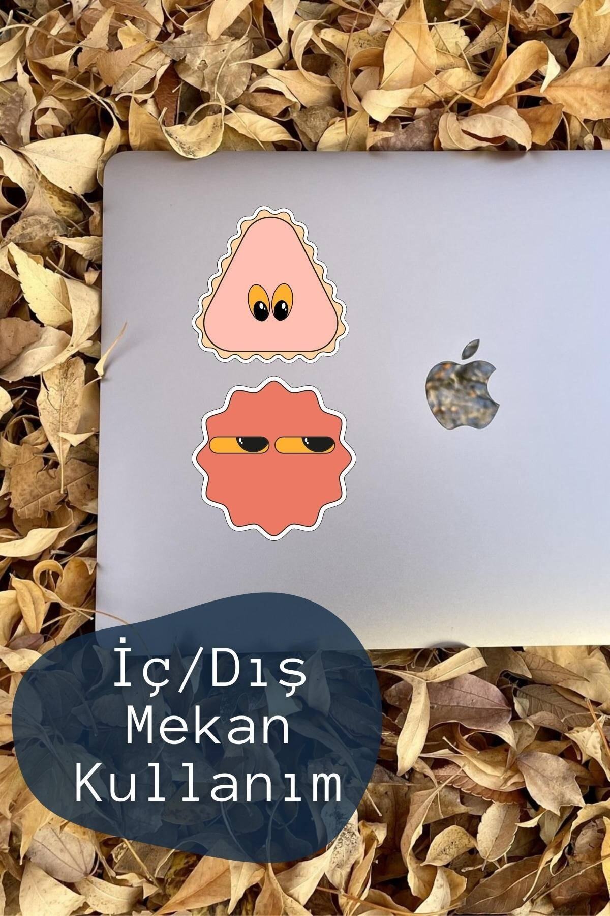 Soft Indie Temalı Sticker Seti - 6 Adet Etiket Seti- Telefon, Tablet, Defter Laptop Uyumlu Etiket