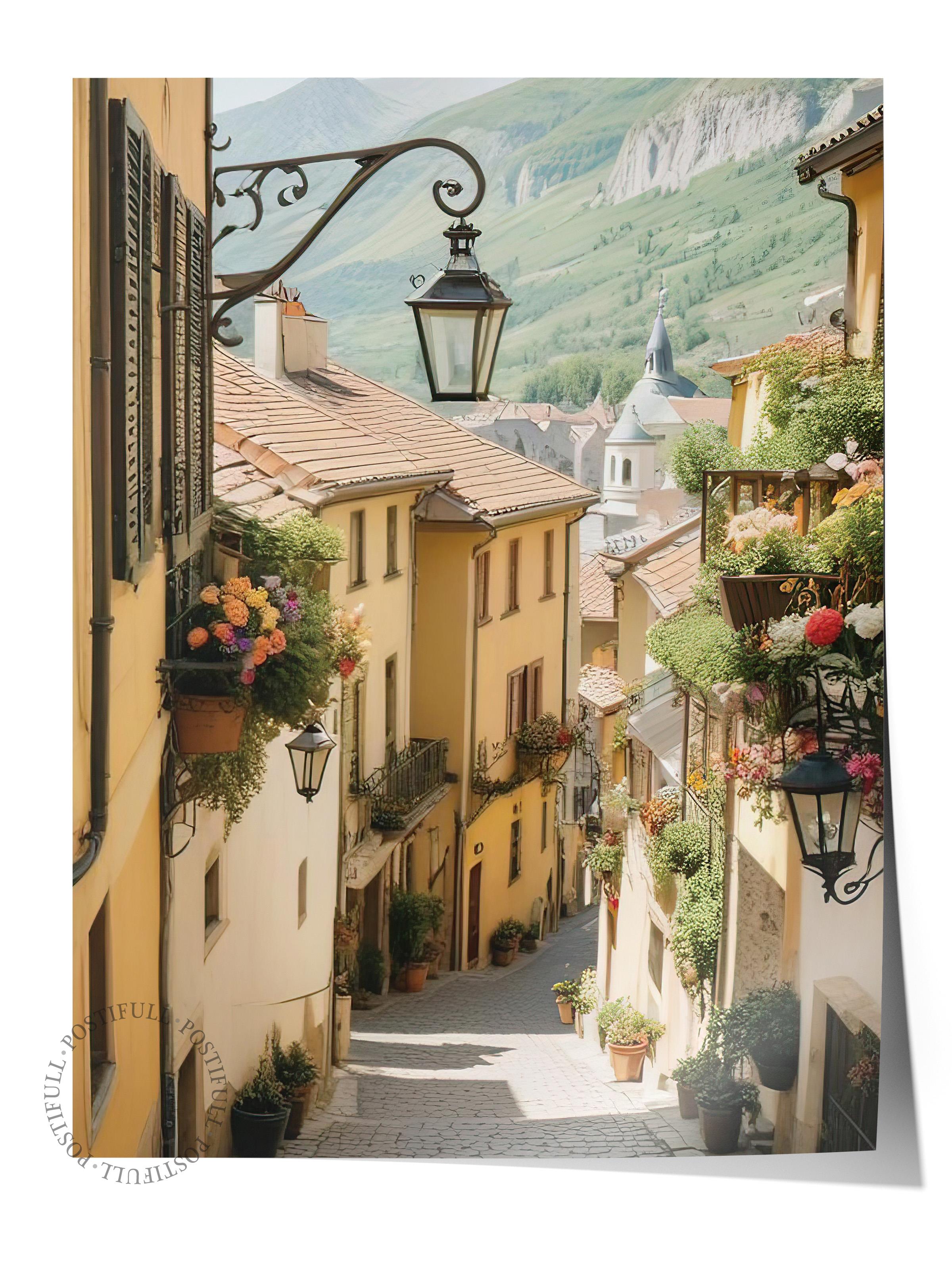 Stairs to the Ocean Poster, Çerçevesiz Duvar Posteri, Dikey Duvar Tablosu Comfort Serisi NO:108325