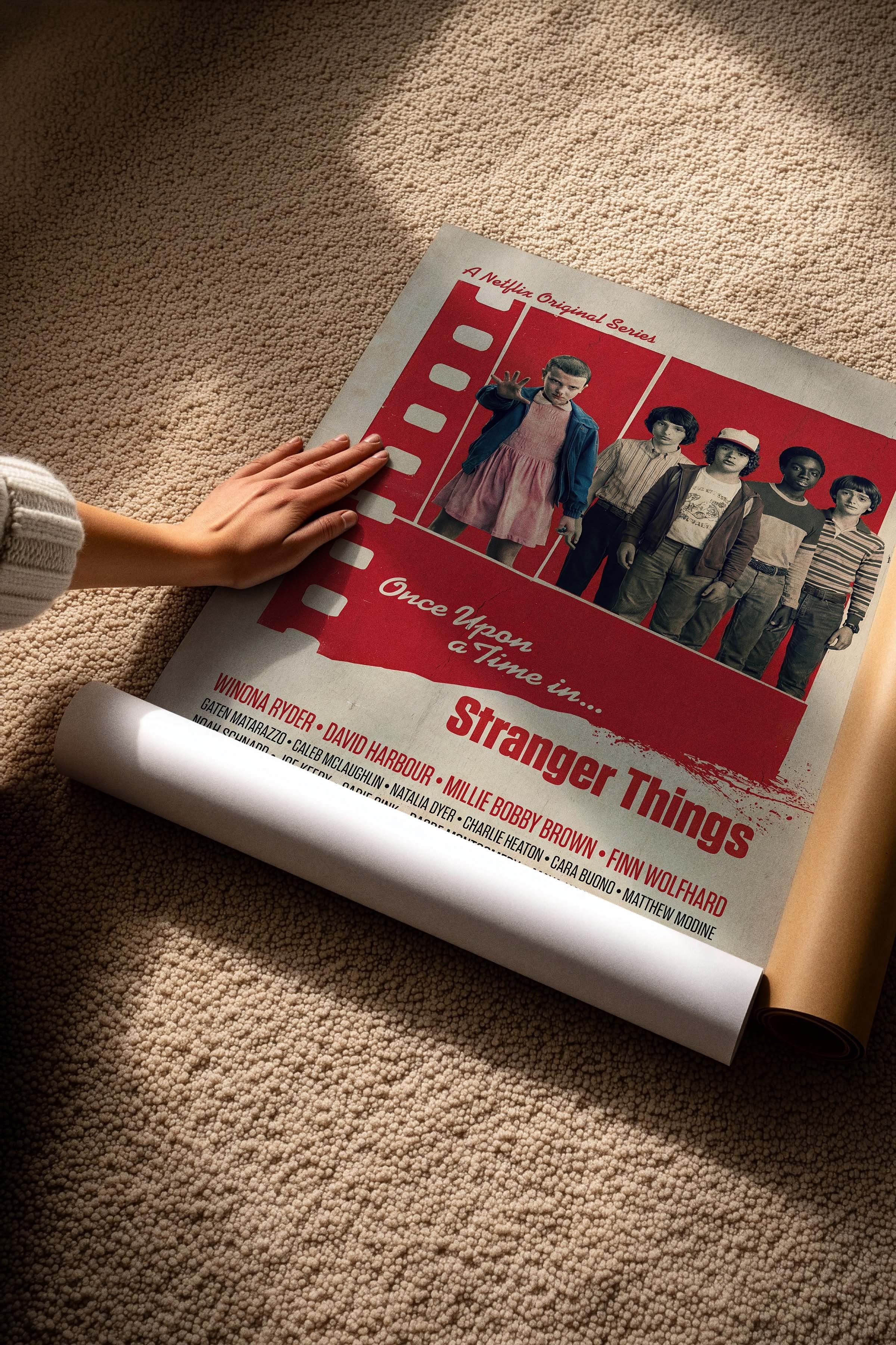 Stranger Things Posteri, Sinema ve Dizi Tablo Posterleri, Film Dizi Afişleri NO:112843