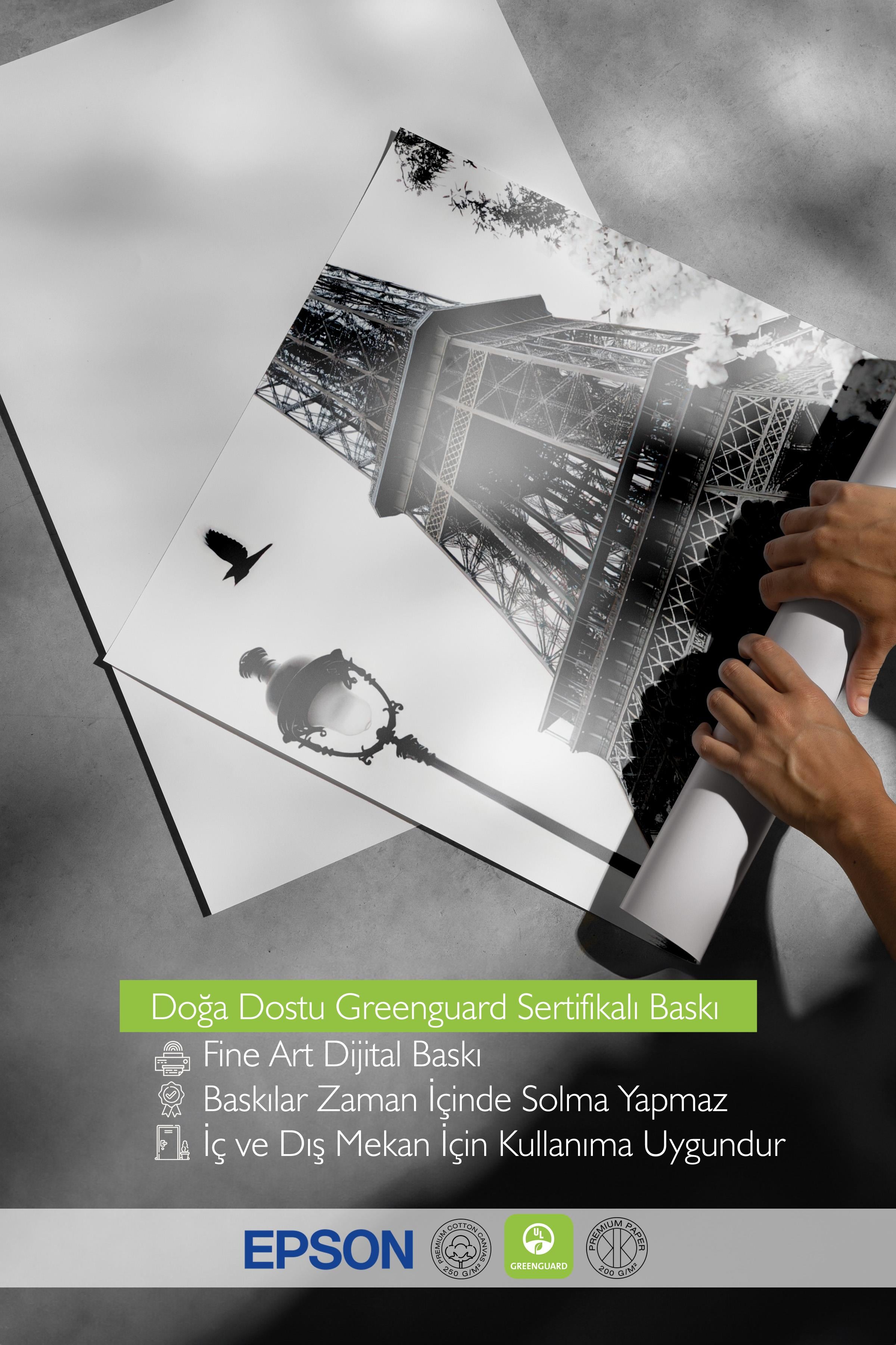 Street of Paris Poster, Çerçevesiz Duvar Posteri, Dikey Duvar Tablosu Comfort Serisi NO:108424