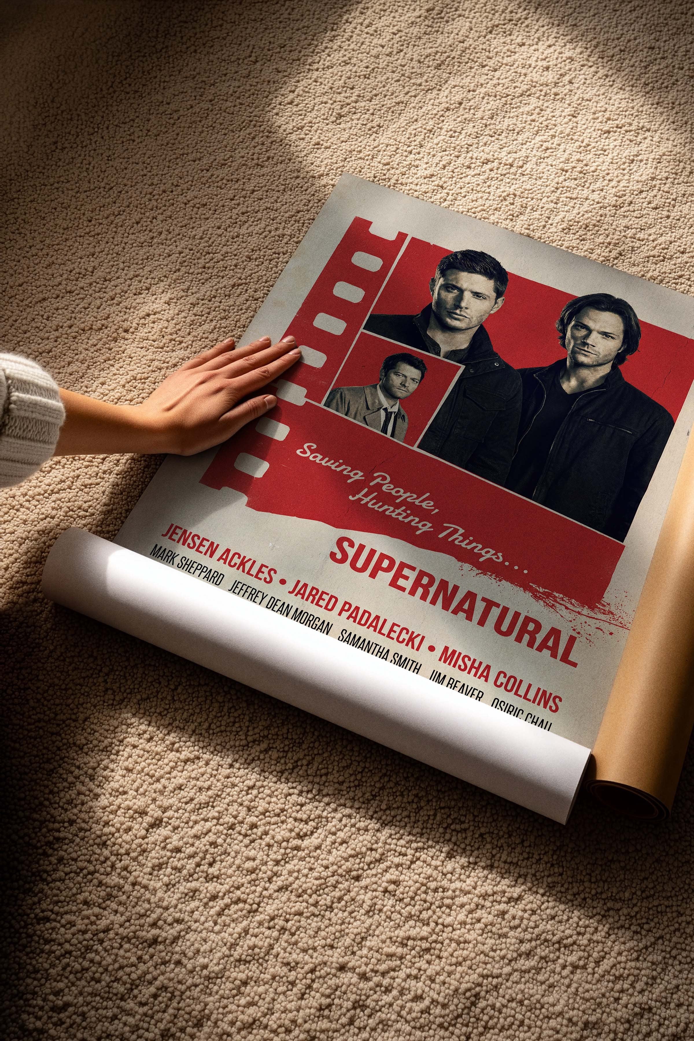 Supernatural Posteri, Sinema ve Dizi Tablo Posterleri, Film Dizi Afişleri NO:112873