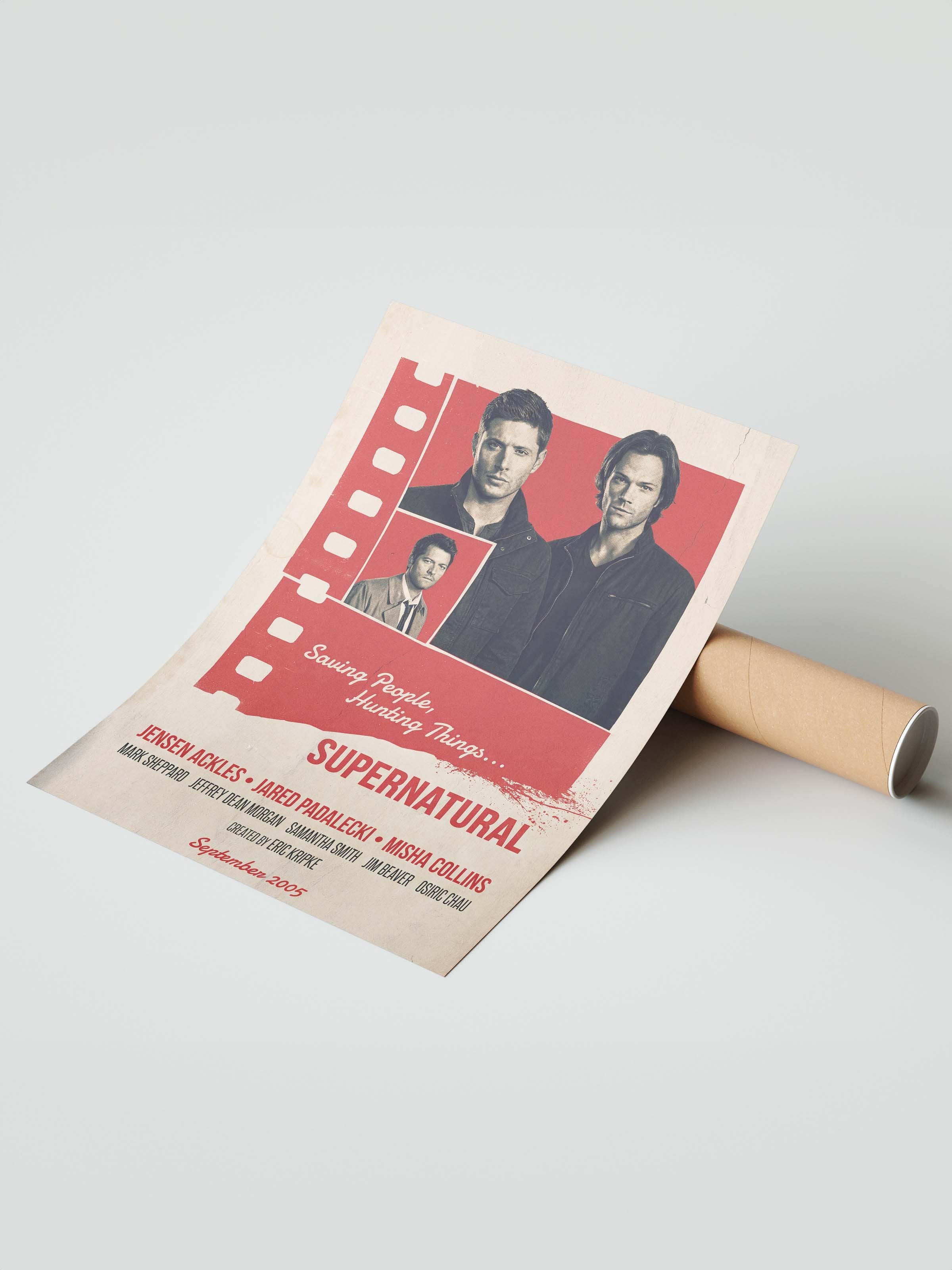Supernatural Posteri, Sinema ve Dizi Tablo Posterleri, Film Dizi Afişleri NO:112873