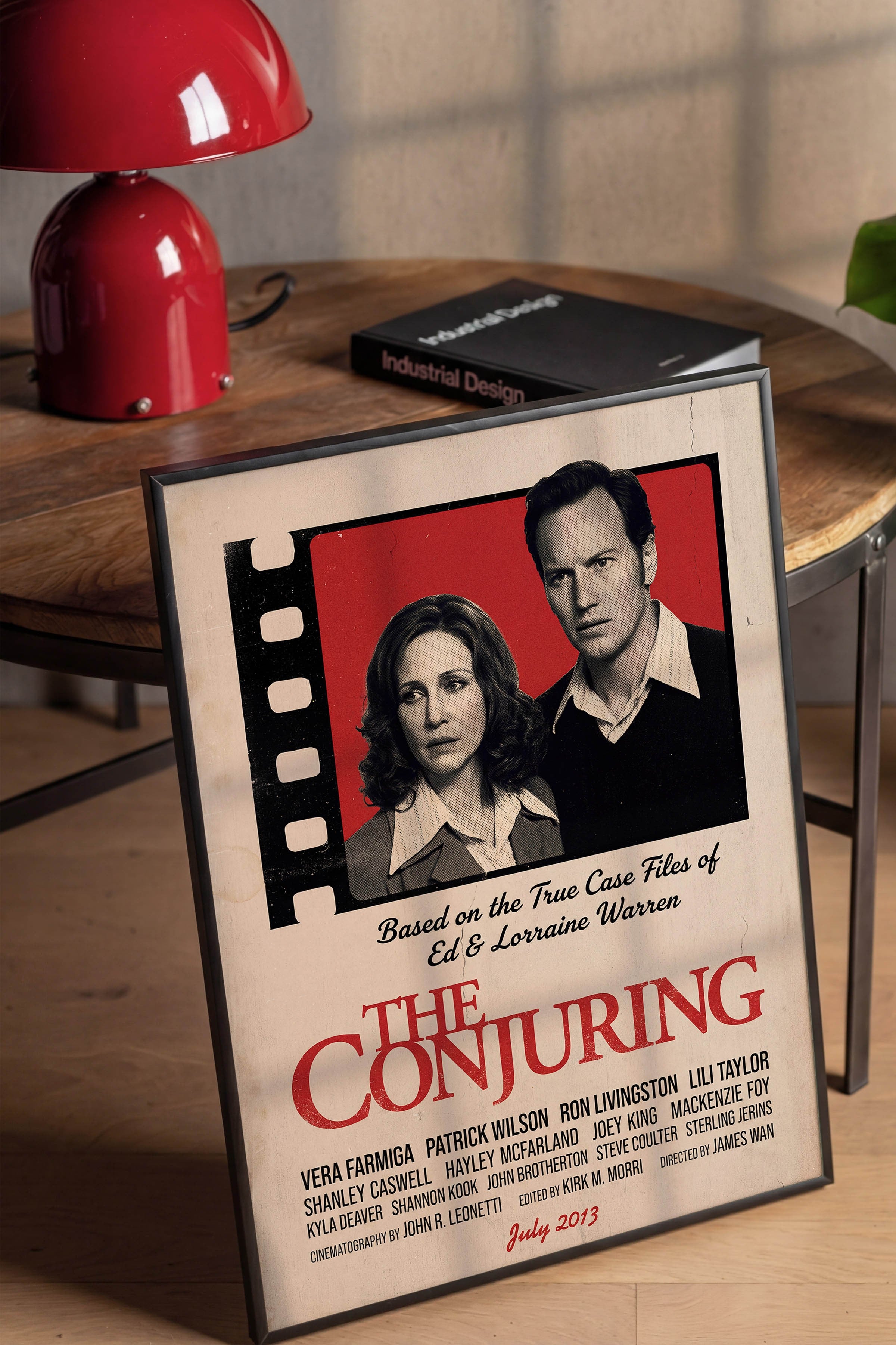 The Conjuring Siyah Çerçeveli Poster, Sinema ve Dizi Tablo, Film Dizi Afişleri NO:112911