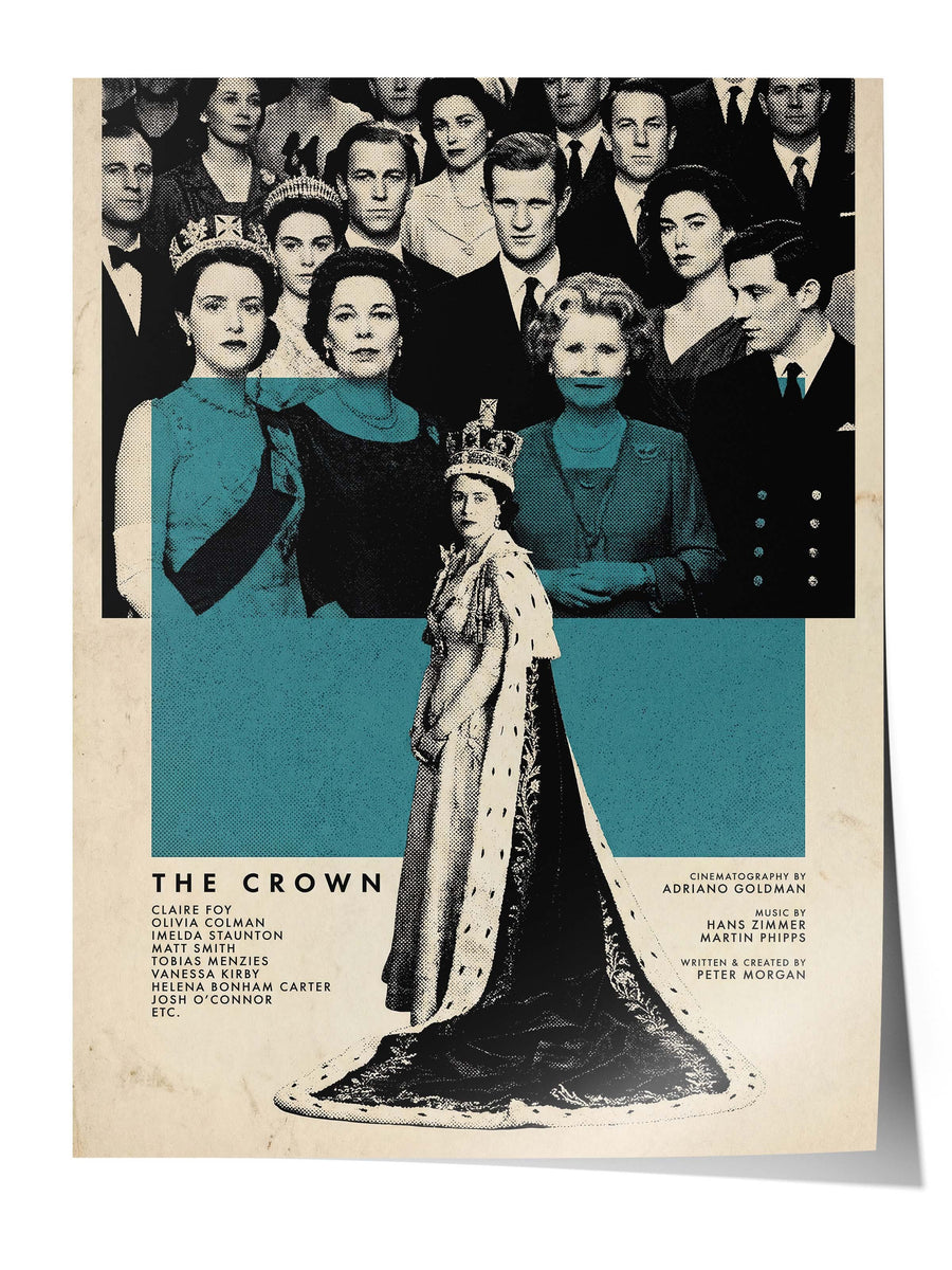 The Crown Posteri, Sinema ve Dizi Tablo Posterleri, Film Dizi Afişleri NO:112792