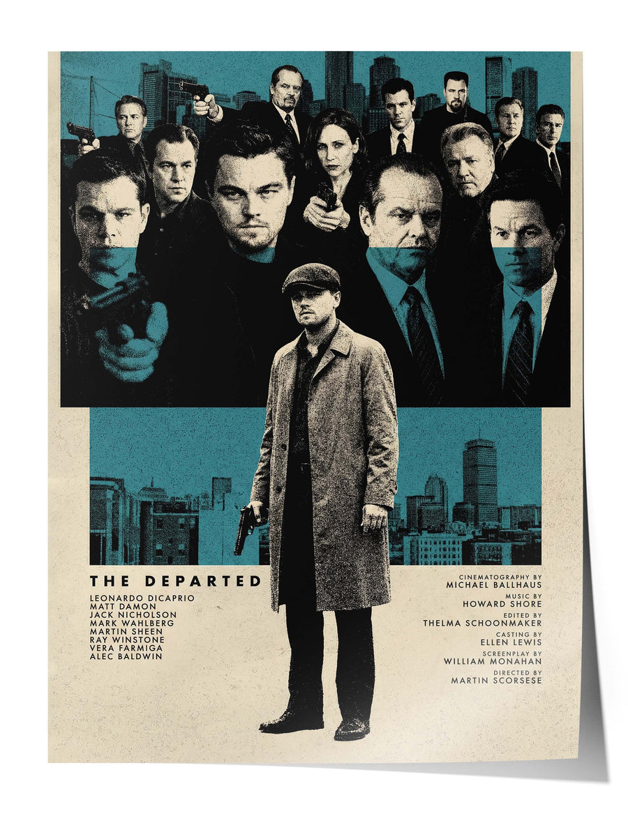 The Departed Posteri, Sinema ve Dizi Tablo Posterleri, Film Dizi Afişleri NO:112831