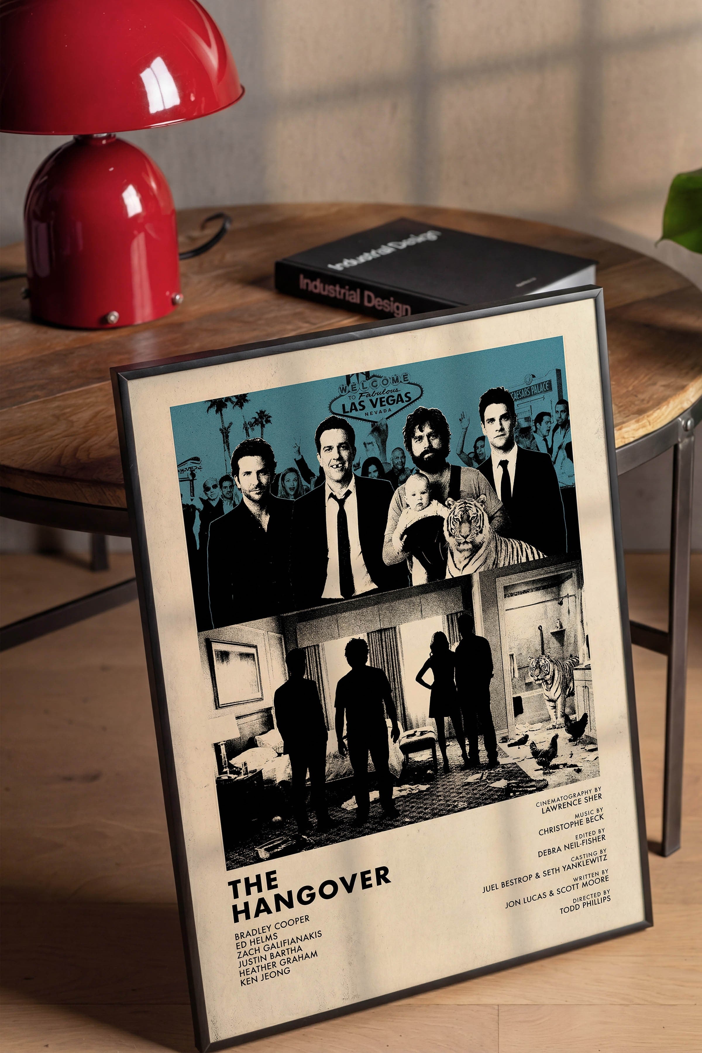 The Hangover Siyah Çerçeveli Poster, Sinema ve Dizi Tablo, Film Dizi Afişleri NO:112828