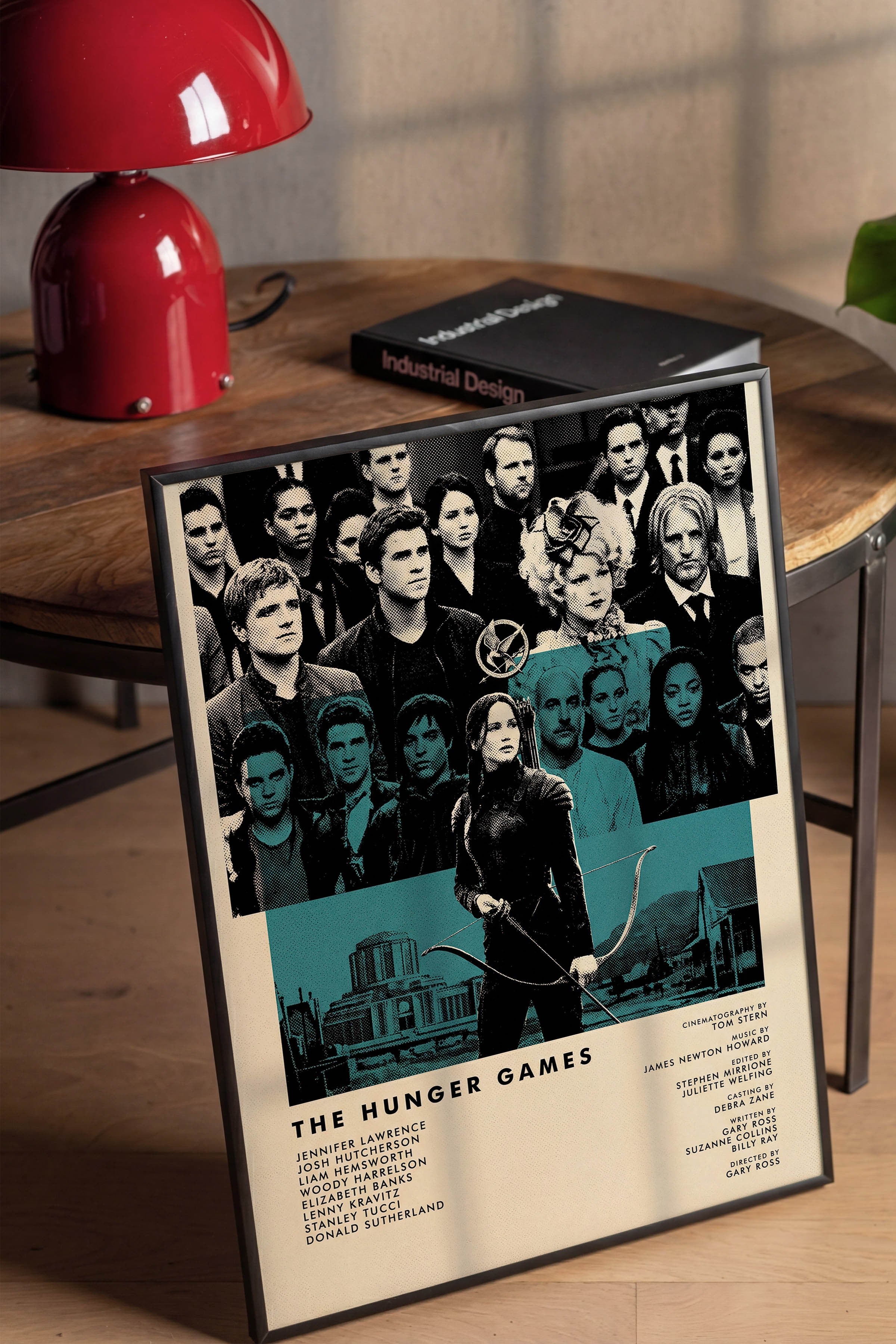 The Hunger Games Siyah Çerçeveli Poster, Sinema ve Dizi Tablo, Film Dizi Afişleri NO:112815