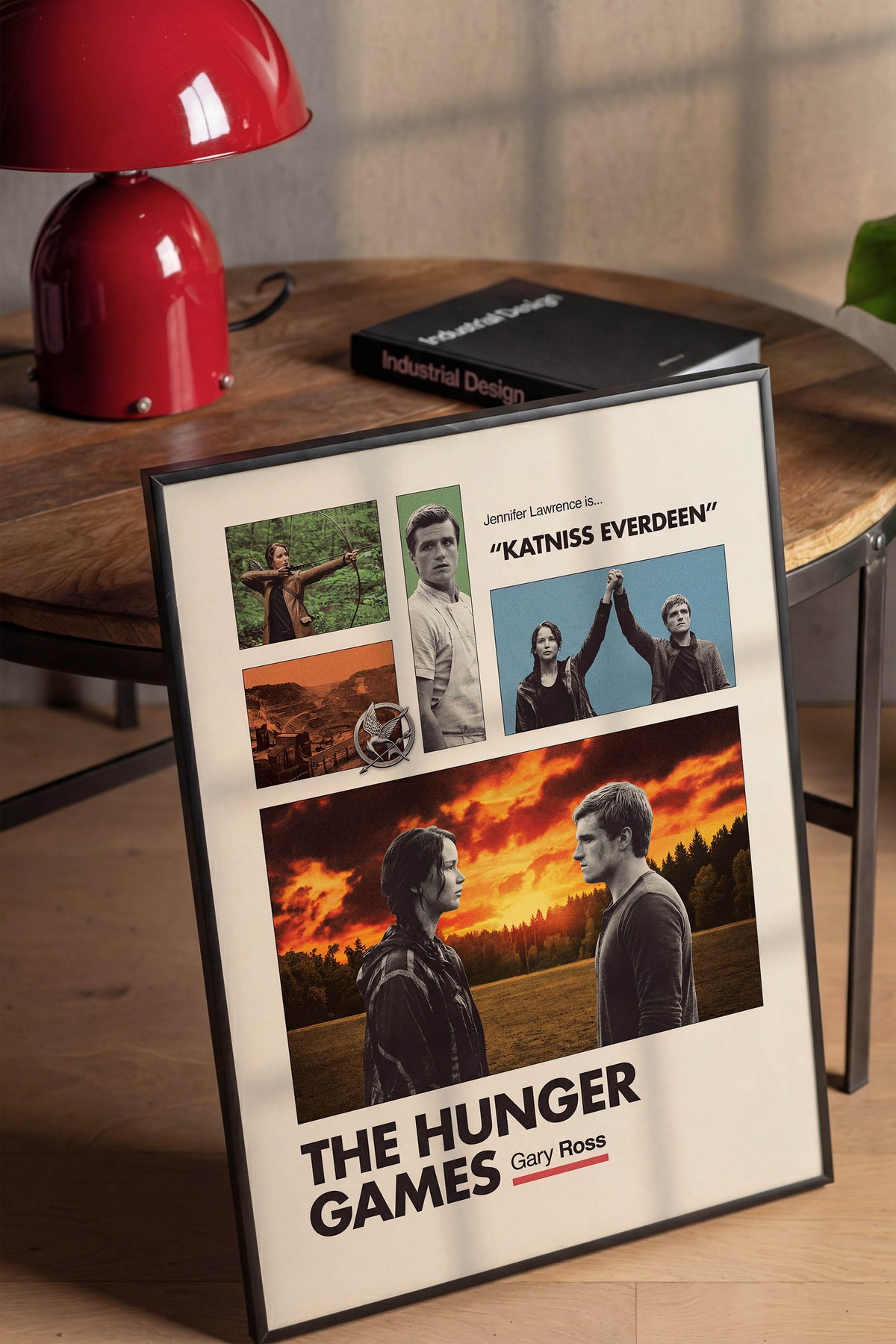 The Hunger Games Siyah Çerçeveli Poster, Sinema ve Dizi Tablo, Film Dizi Afişleri NO:112944