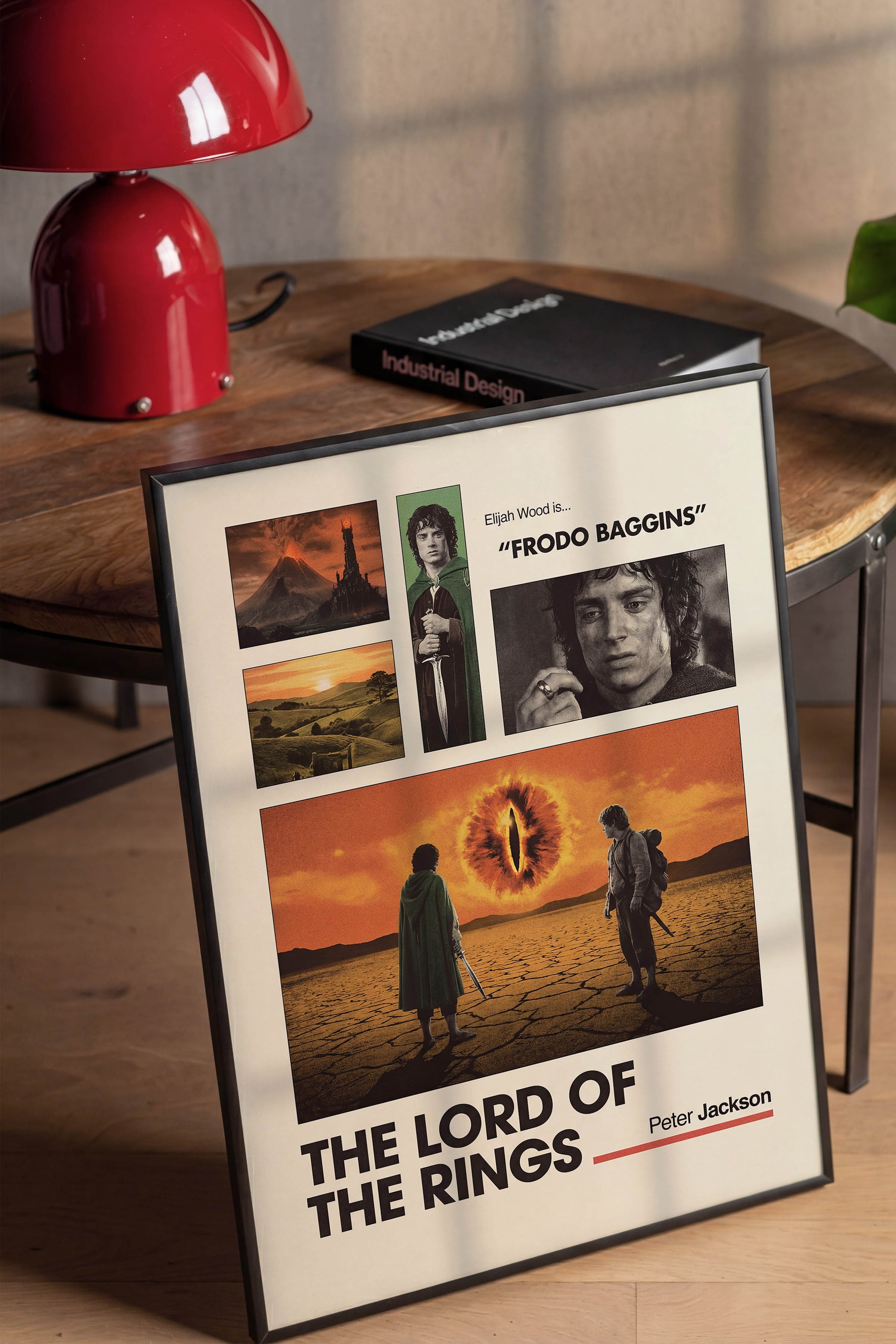 The Lord of the Rings Siyah Çerçeveli Poster, Sinema ve Dizi Tablo, Film Dizi Afişleri NO:112933