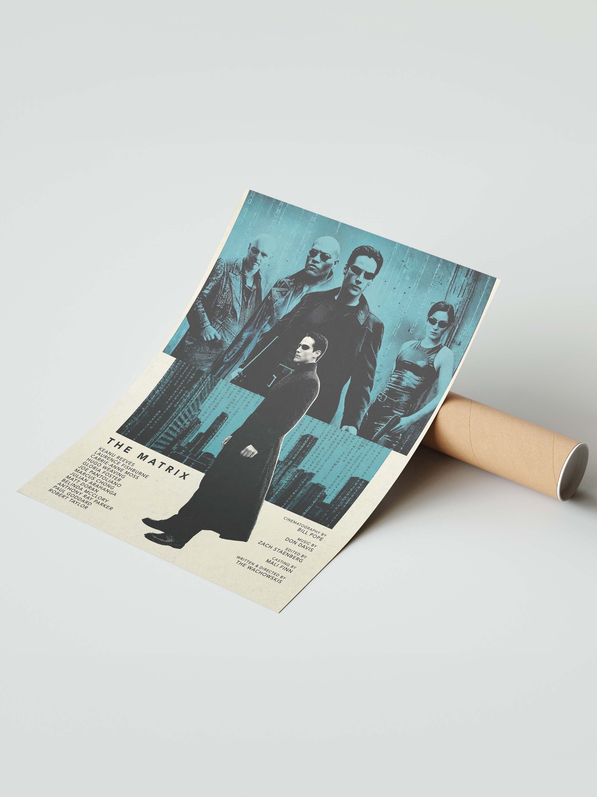 The Matrix Posteri, Sinema ve Dizi Tablo Posterleri, Film Dizi Afişleri NO:112809