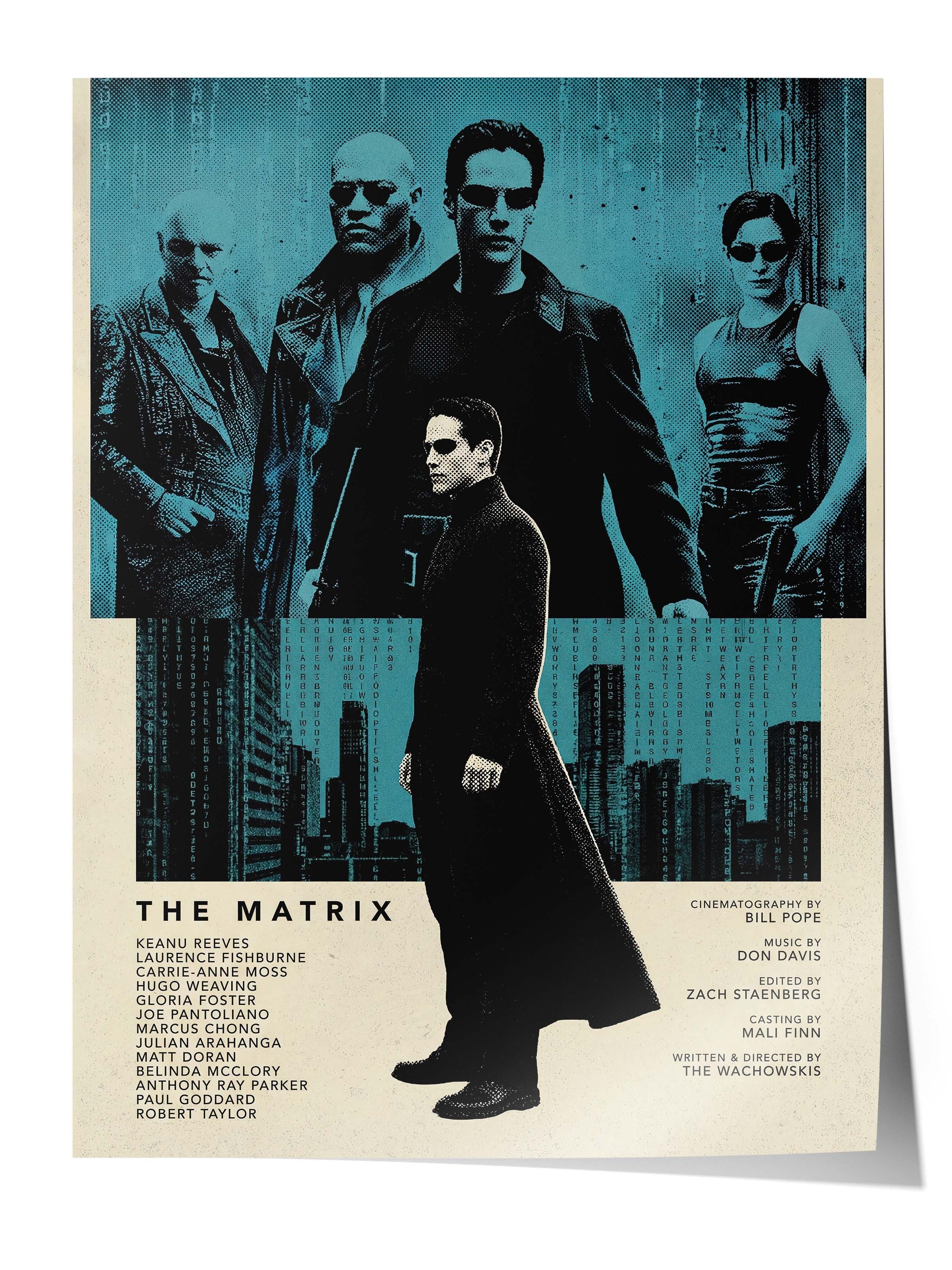 The Matrix Posteri, Sinema ve Dizi Tablo Posterleri, Film Dizi Afişleri NO:112809