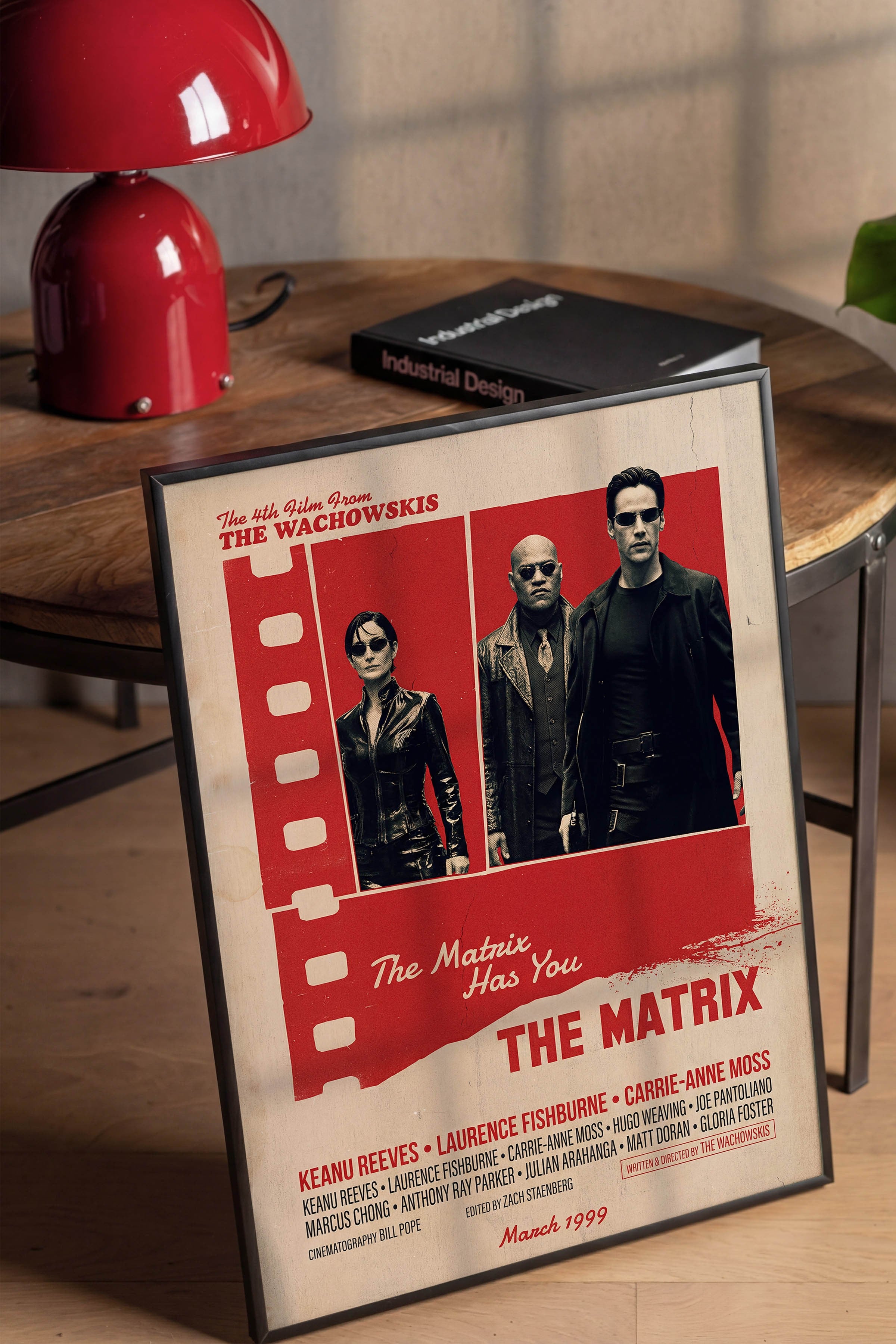 The Matrix Siyah Çerçeveli Poster, Sinema ve Dizi Tablo, Film Dizi Afişleri NO:112886