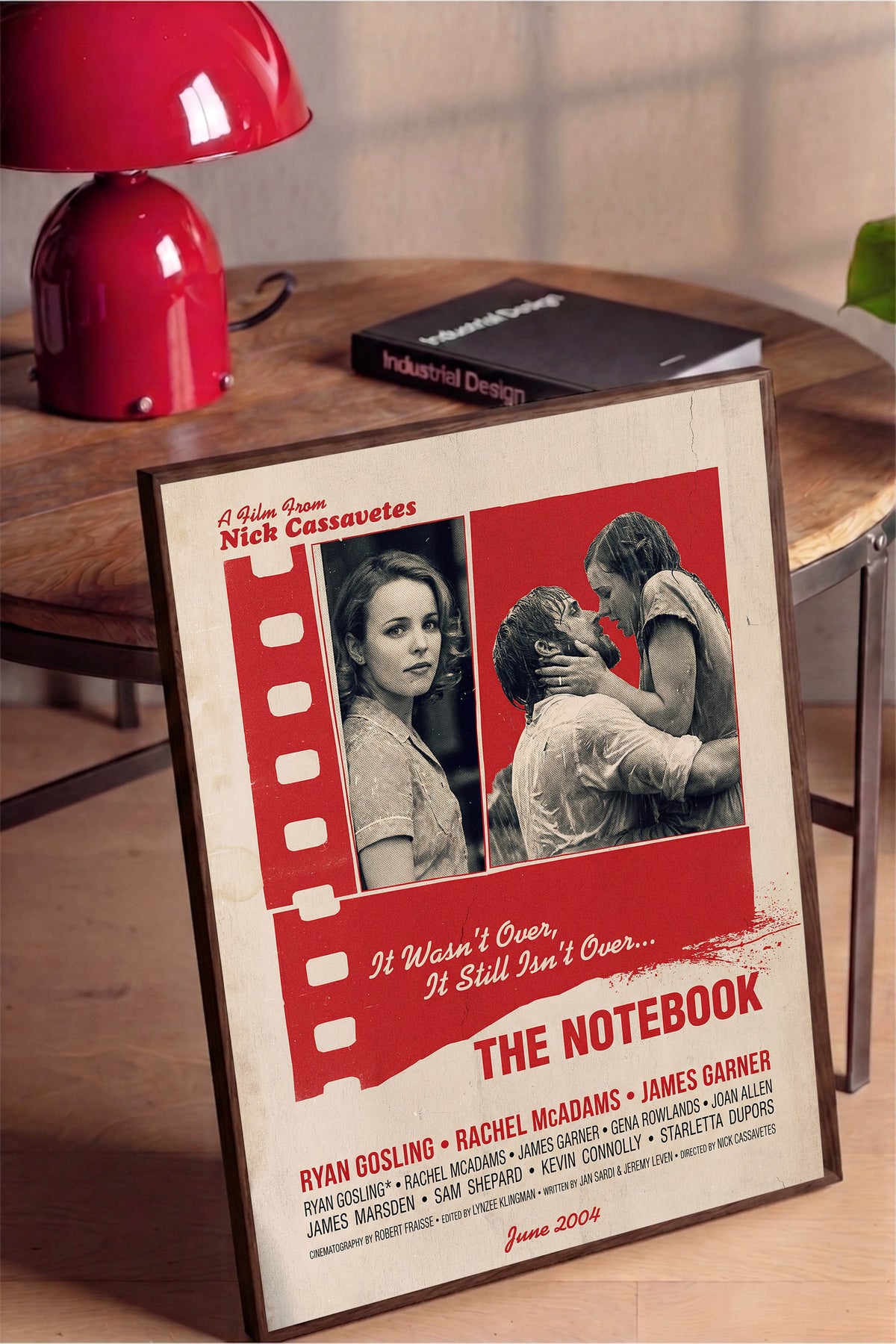 The Notebook Kahverengi Çerçeveli Poster, Sinema ve Dizi Tablo, Film Dizi Afişleri NO:112916
