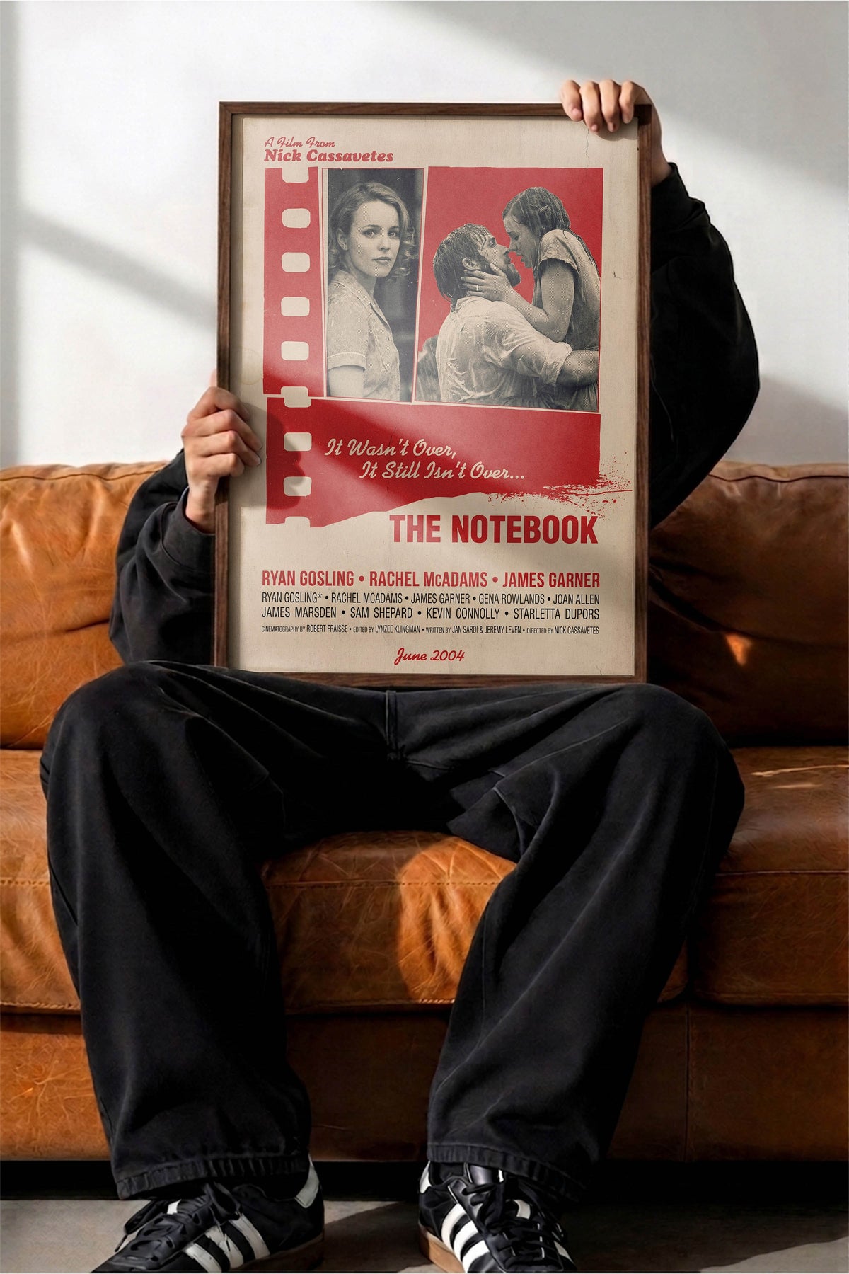 The Notebook Kahverengi Çerçeveli Poster, Sinema ve Dizi Tablo, Film Dizi Afişleri NO:112916