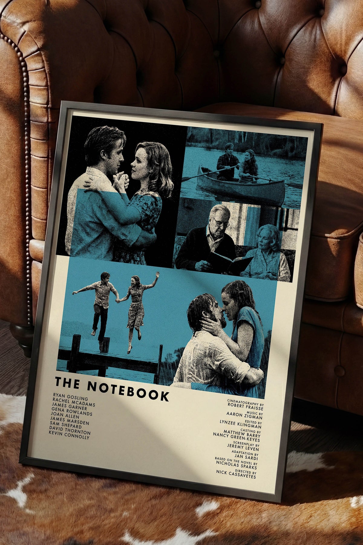 The Notebook Poster – Siyah Çerçeveli Tablo