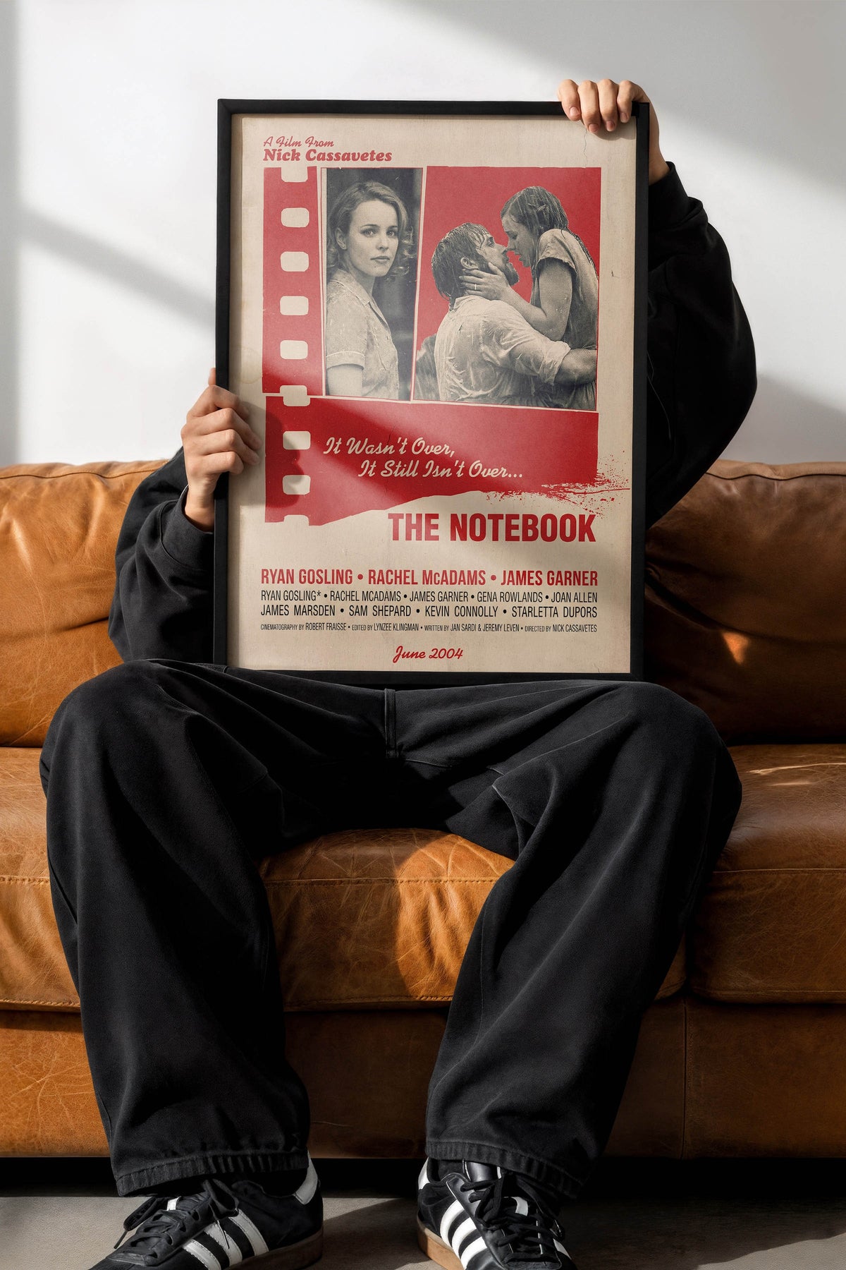 The Notebook Siyah Çerçeveli Poster, Sinema ve Dizi Tablo, Film Dizi Afişleri NO:112916