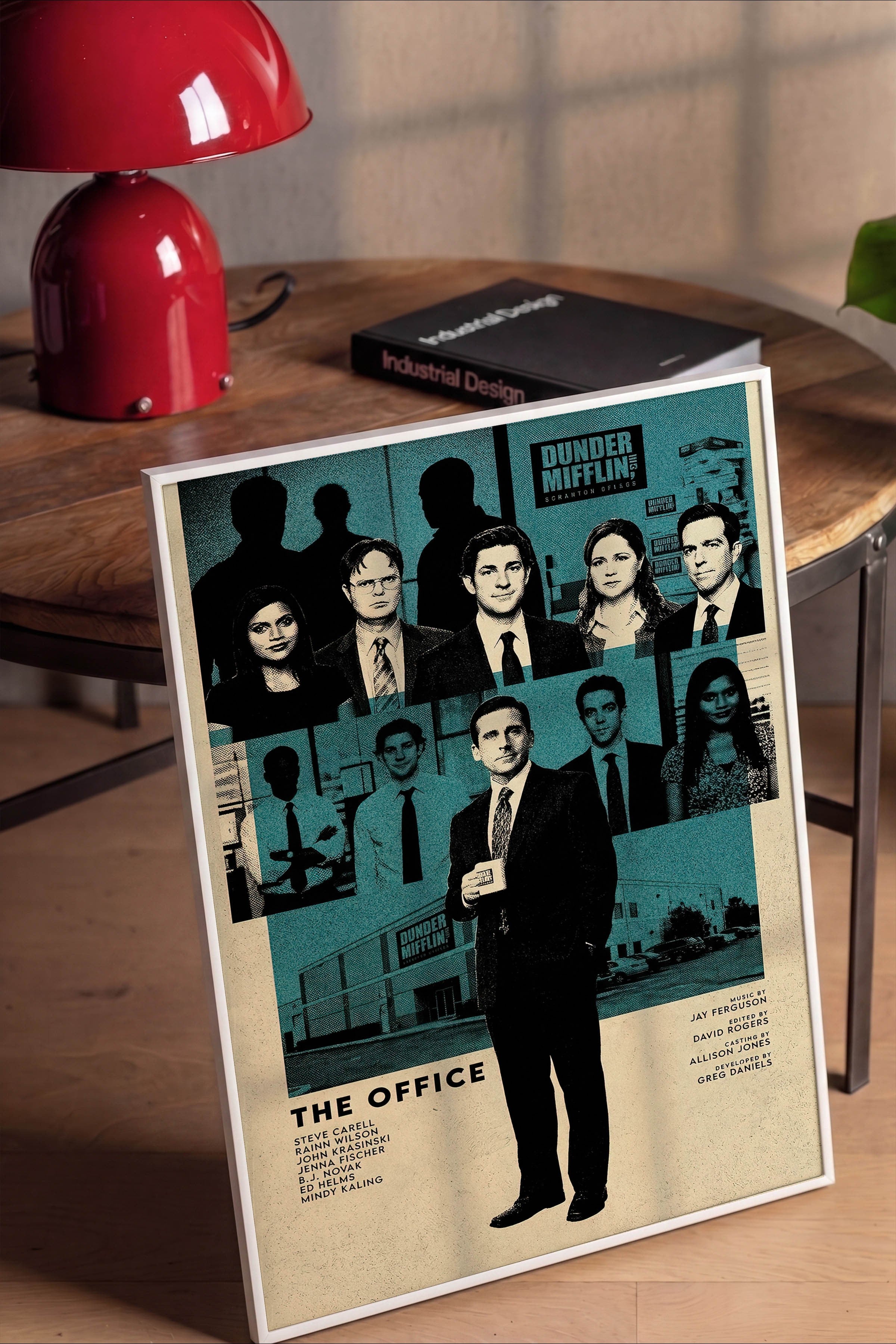 The Office (US) Beyaz Çerçeveli Poster, Sinema ve Dizi Tablo, Film Dizi Afişleri NO:112777