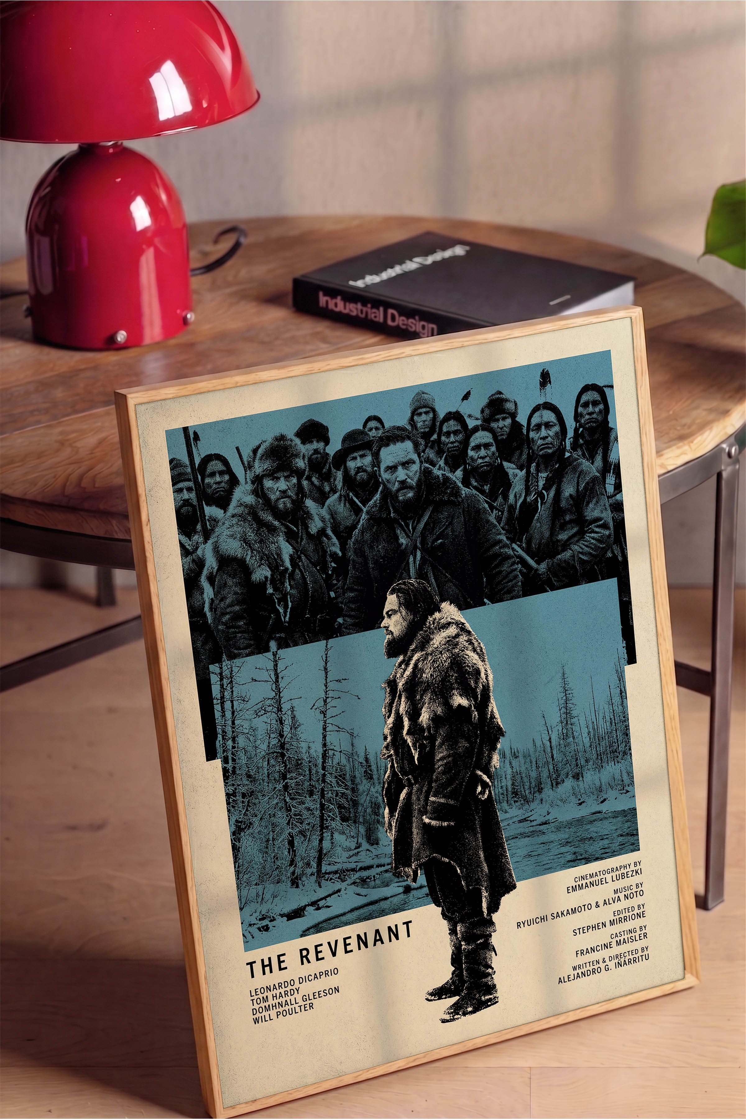 The Revenant Ahşap Çerçeveli Poster, Sinema ve Dizi Tablo, Film Dizi Afişleri NO:112833