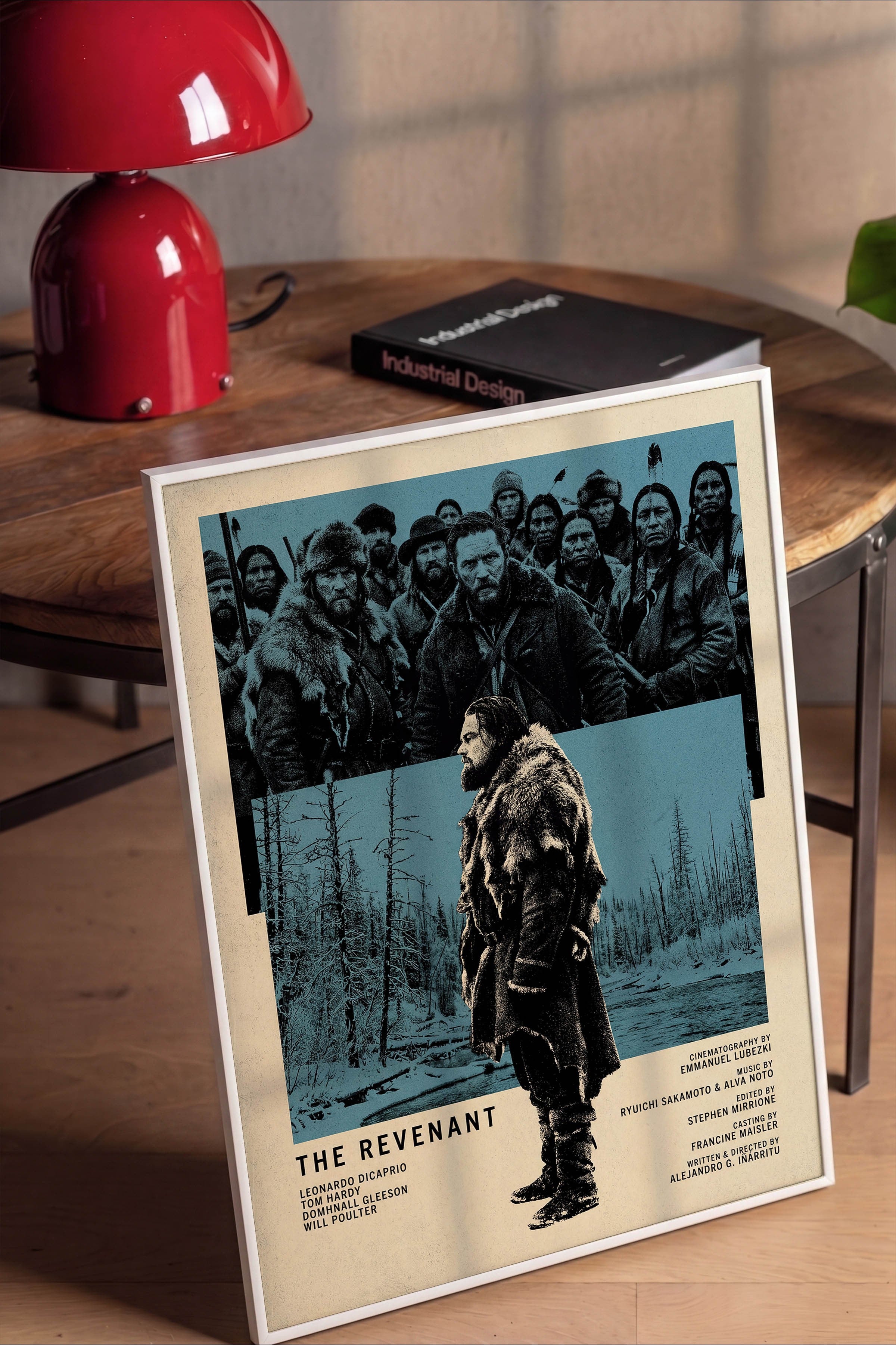 The Revenant Beyaz Çerçeveli Poster, Sinema ve Dizi Tablo, Film Dizi Afişleri NO:112833