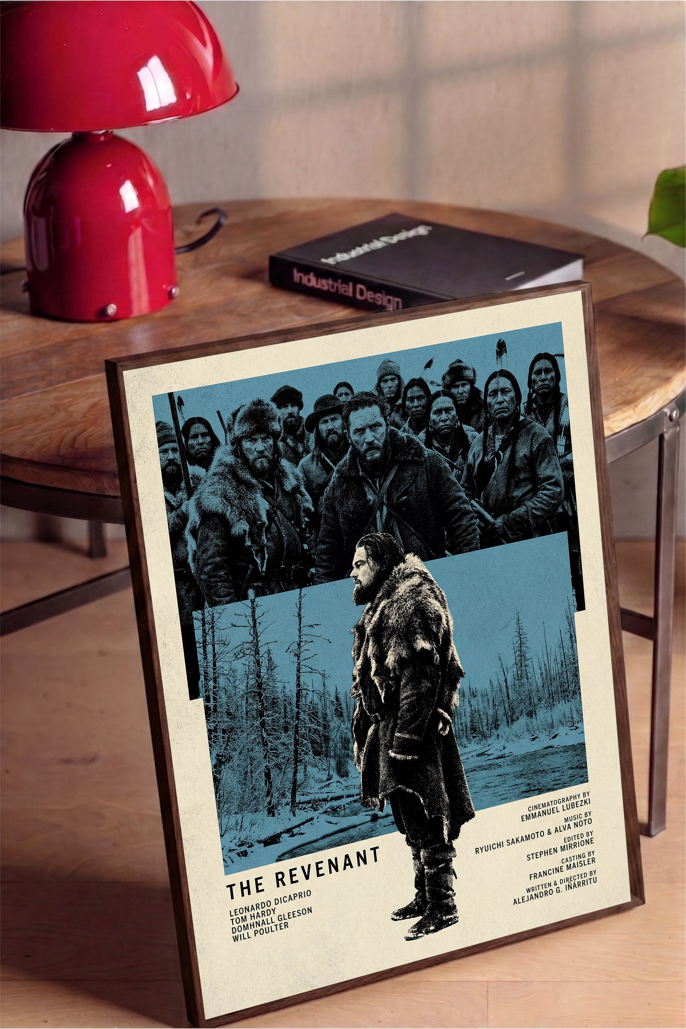 The Revenant Kahverengi Çerçeveli Poster, Sinema ve Dizi Tablo, Film Dizi Afişleri NO:112833