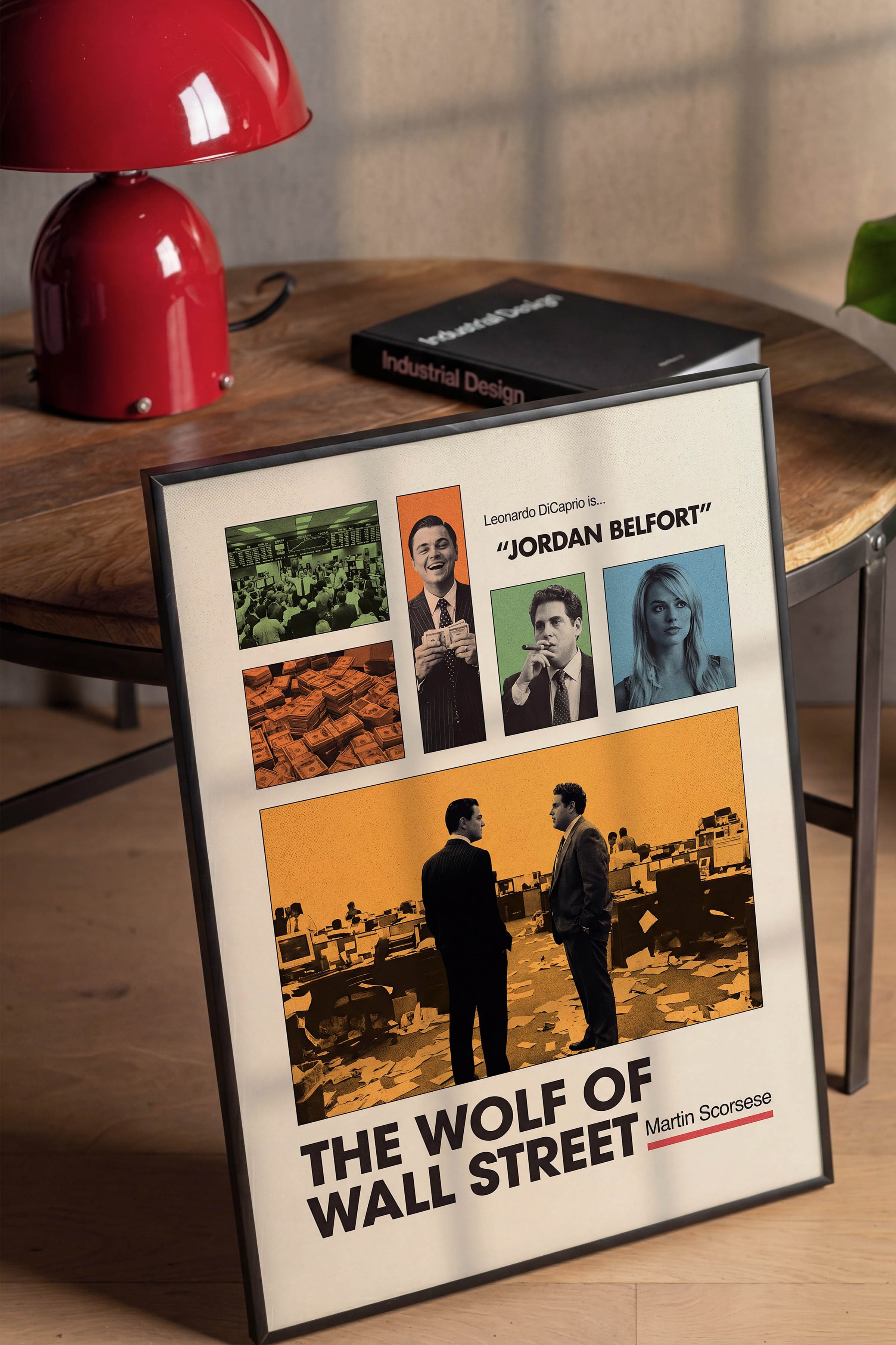 The Wolf of Wall Street Siyah Çerçeveli Poster, Sinema ve Dizi Tablo, Film Dizi Afişleri NO:112947