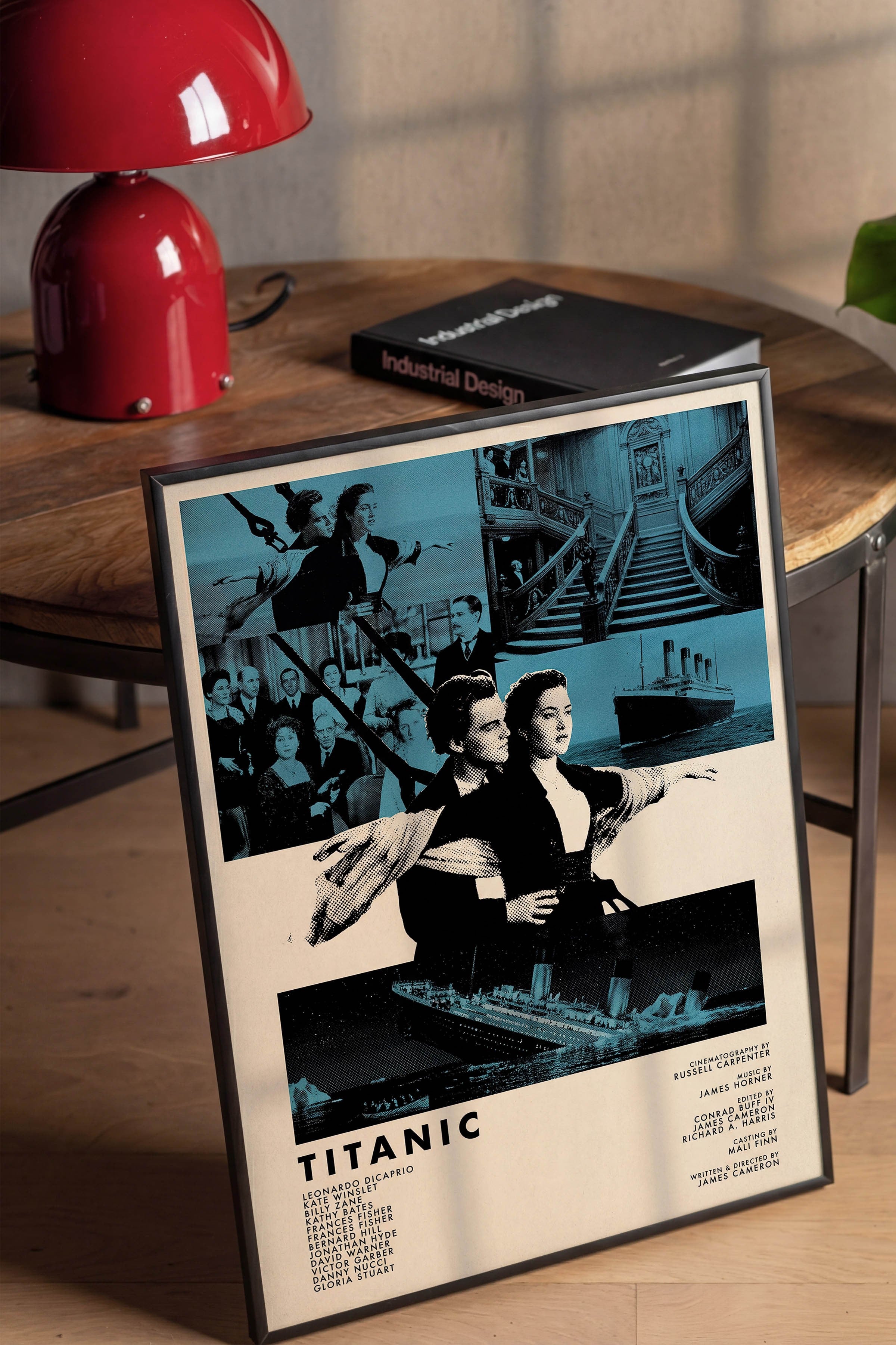 Titanic Siyah Çerçeveli Poster, Sinema ve Dizi Tablo, Film Dizi Afişleri NO:112812