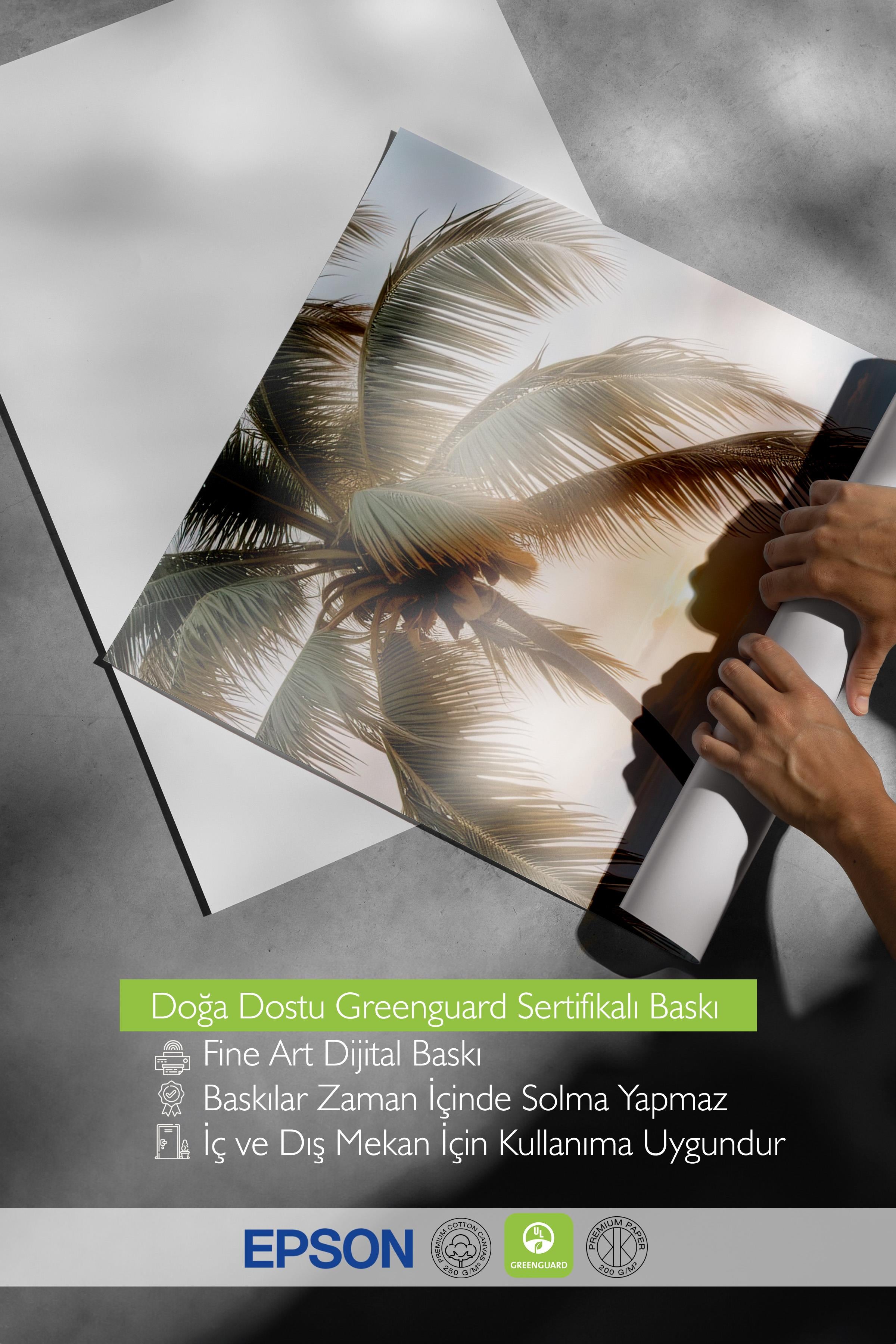 Tropical Jetty Poster, Çerçevesiz Duvar Posteri, Dikey Duvar Tablosu Comfort Serisi NO:108309