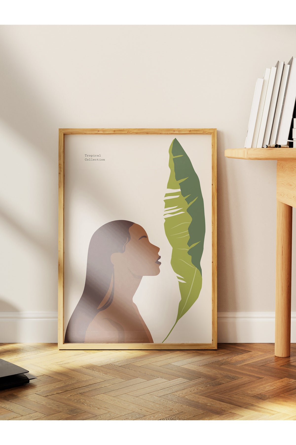 Tropikal Temalı Çerçevesiz Duvar Posteri, Estetik Poster - Salon, Mutfak ve Yatak Odası Dekoru