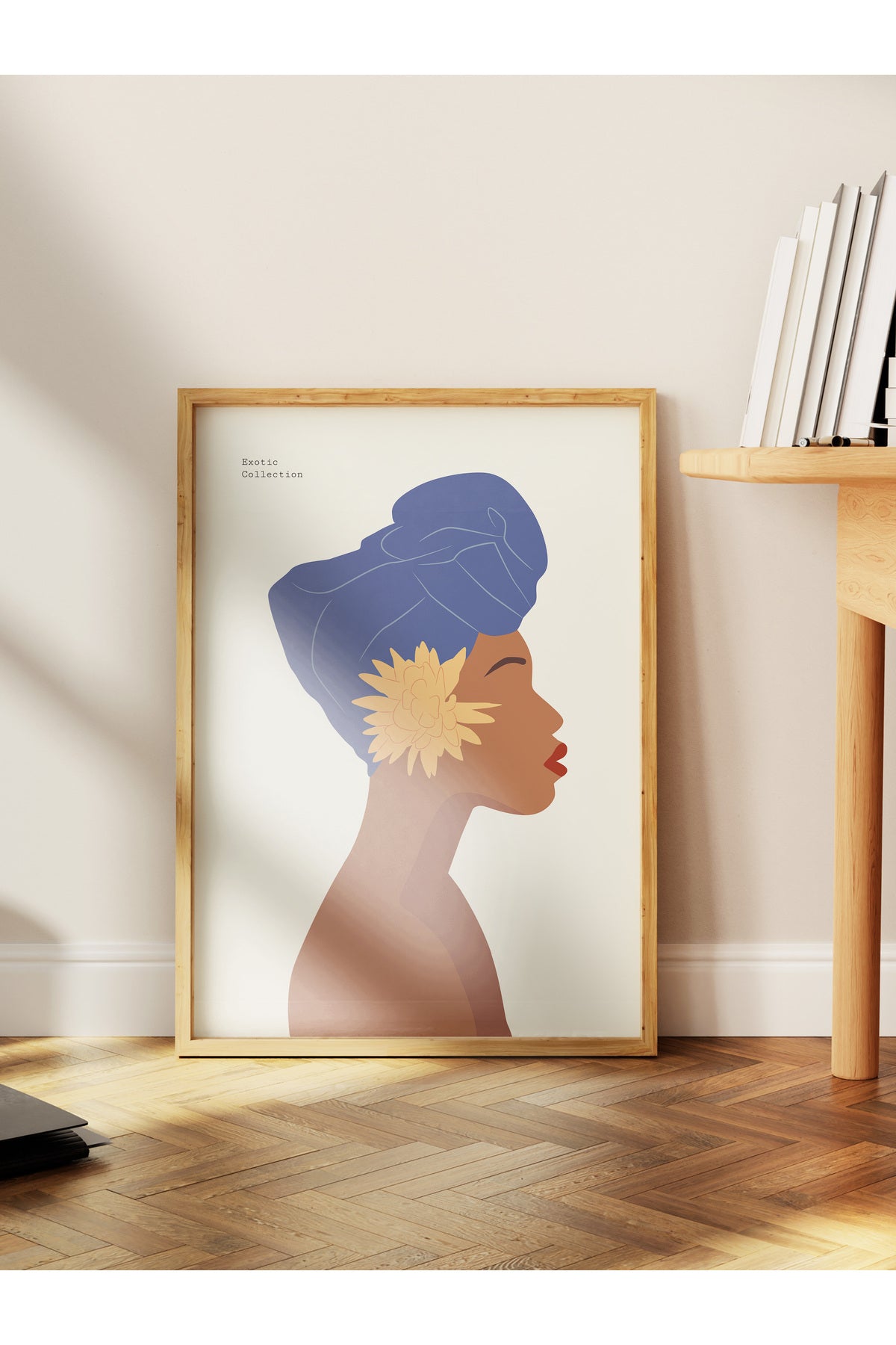 Tropikal Temalı Çerçevesiz Duvar Posteri, Estetik Poster - Salon, Mutfak ve Yatak Odası Dekoru
