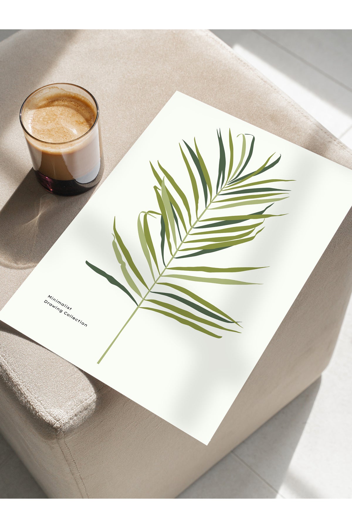 Tropikal Temalı Çerçevesiz Duvar Posteri, Estetik Poster - Salon, Mutfak ve Yatak Odası Dekoru