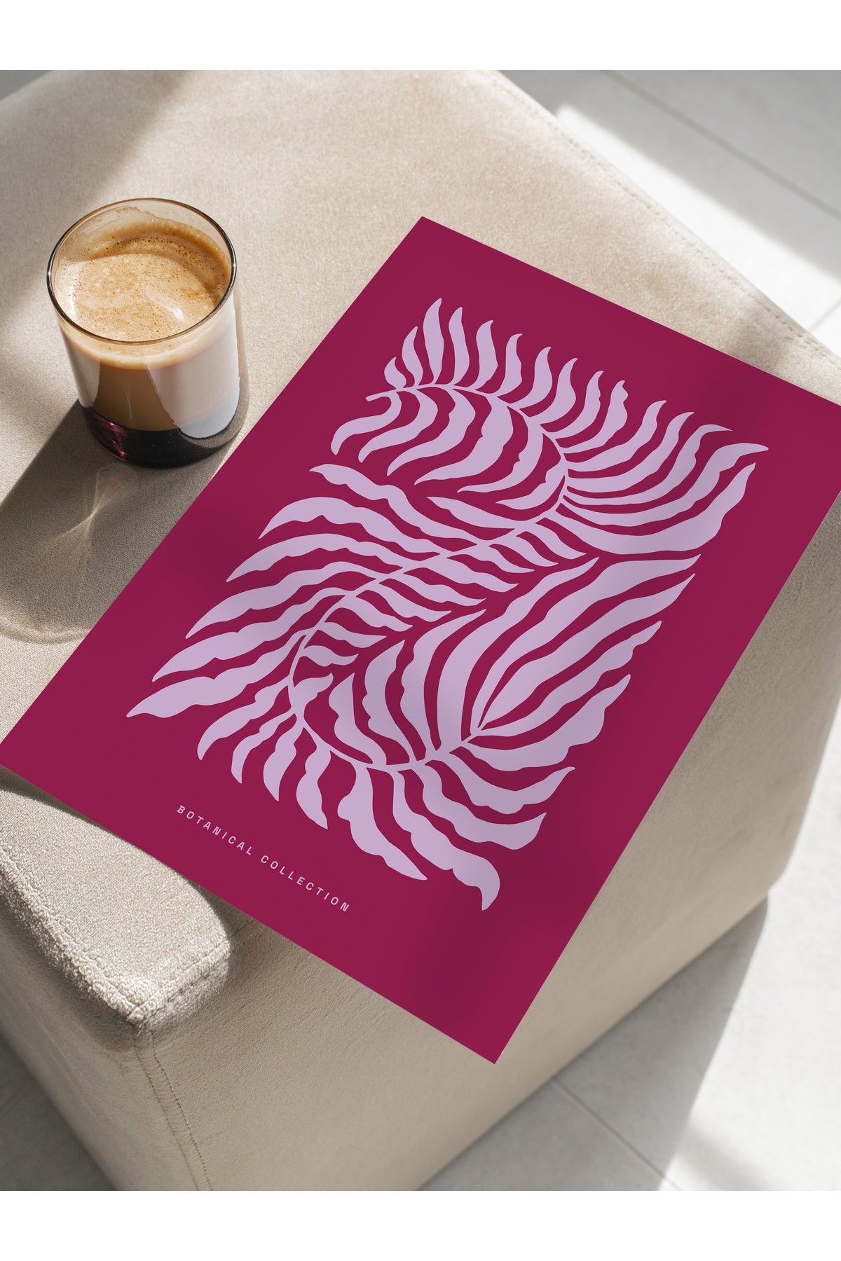 Tropikal Temalı Çerçevesiz Duvar Posteri, Estetik Poster - Salon, Mutfak ve Yatak Odası Dekoru