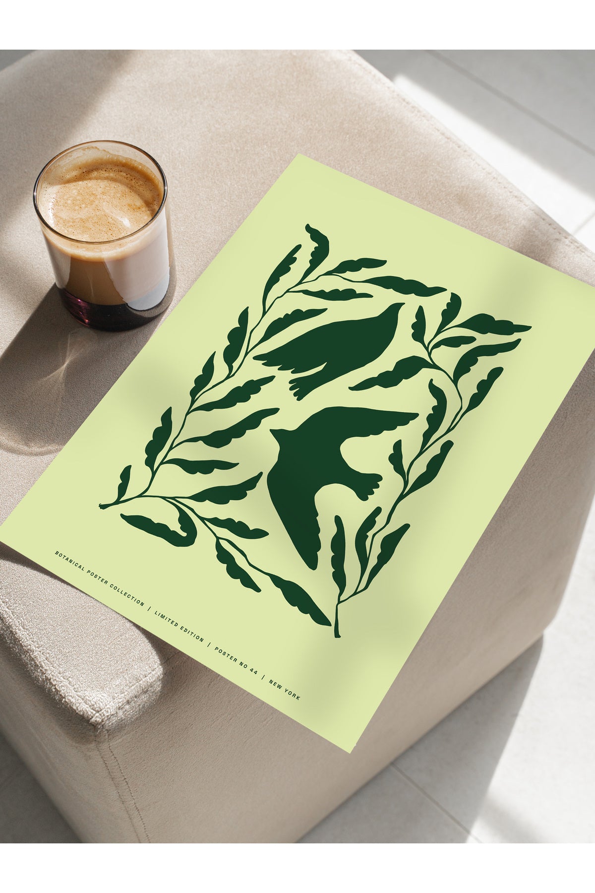 Tropikal Temalı Çerçevesiz Duvar Posteri, Estetik Poster - Salon, Mutfak ve Yatak Odası Dekoru