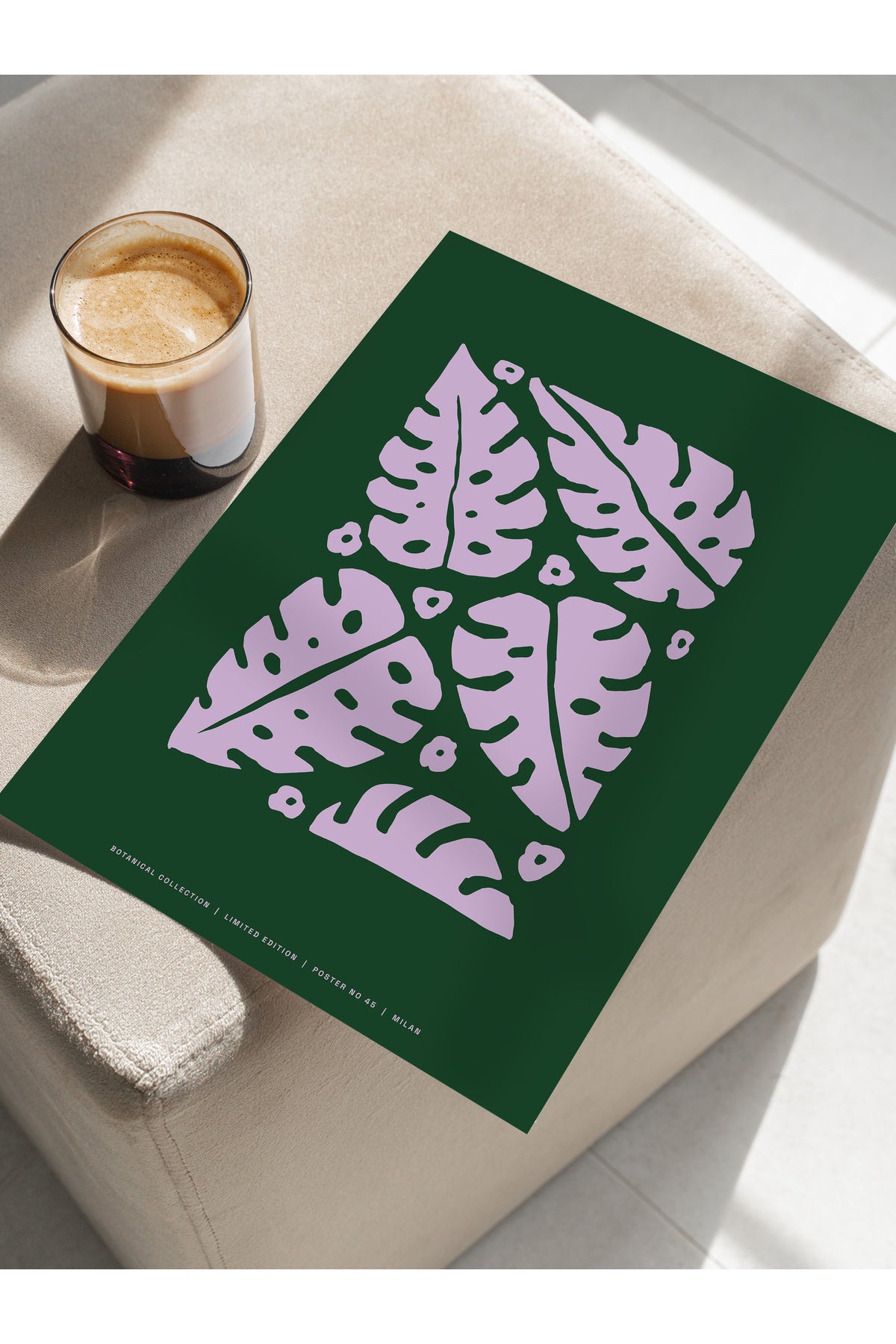 Tropikal Temalı Çerçevesiz Duvar Posteri, Estetik Poster - Salon, Mutfak ve Yatak Odası Dekoru