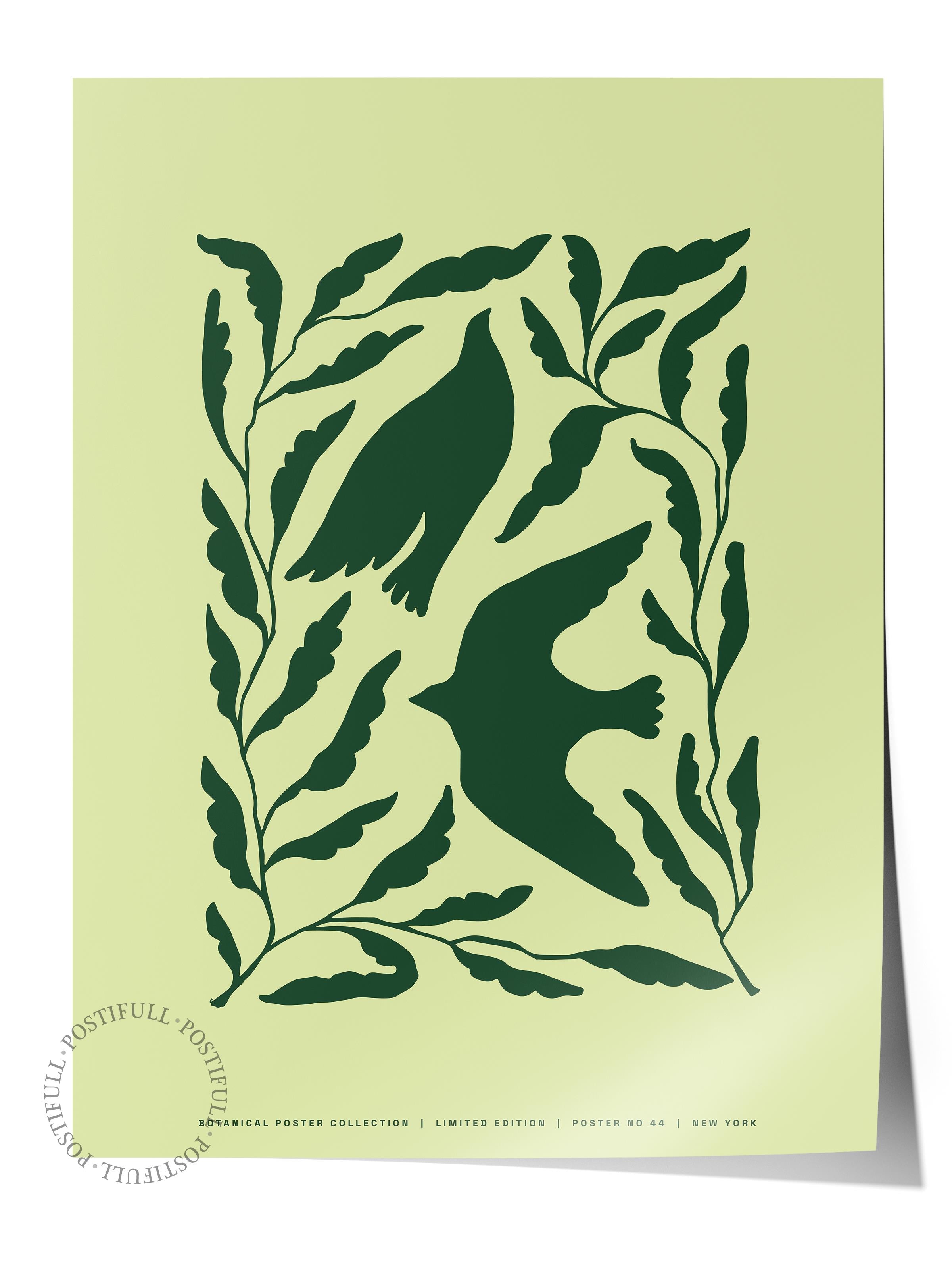 Tropikal Temalı Çerçevesiz Duvar Posteri, Estetik Poster - Salon, Mutfak ve Yatak Odası Dekoru