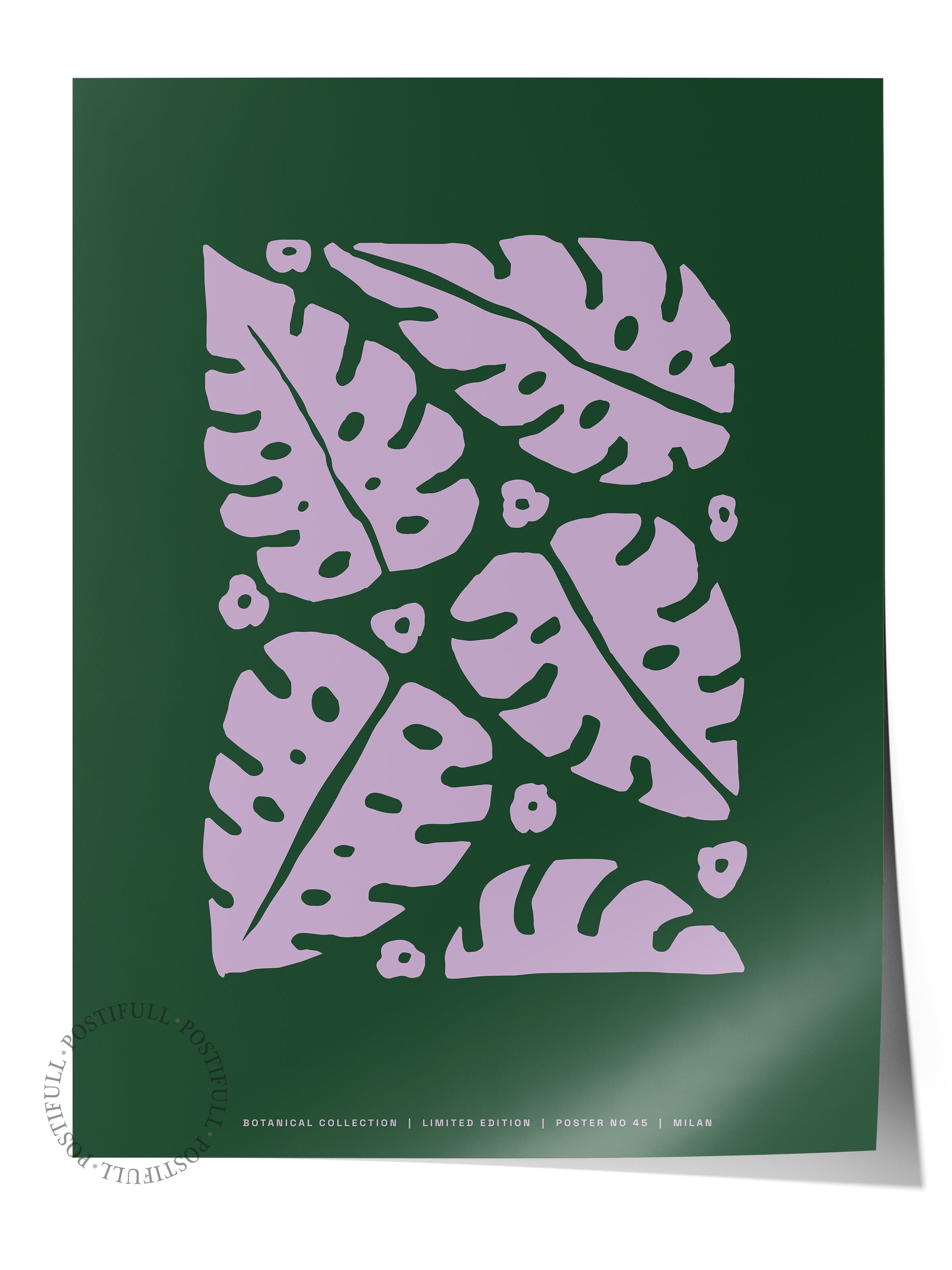 Tropikal Temalı Çerçevesiz Duvar Posteri, Estetik Poster - Salon, Mutfak ve Yatak Odası Dekoru