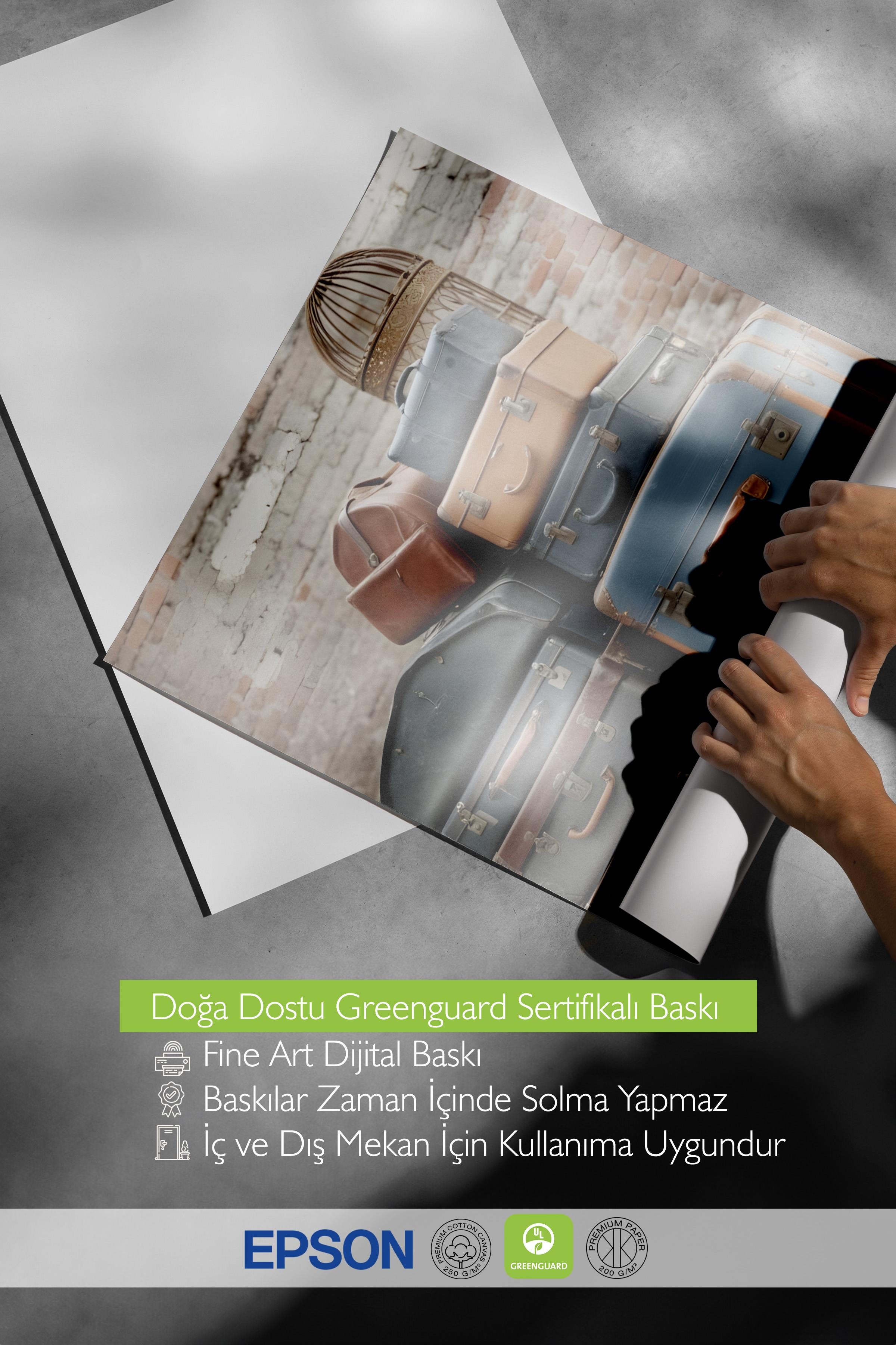 Trunk Trolley Poster, Çerçevesiz Duvar Posteri, Dikey Duvar Tablosu Comfort Serisi NO:108285