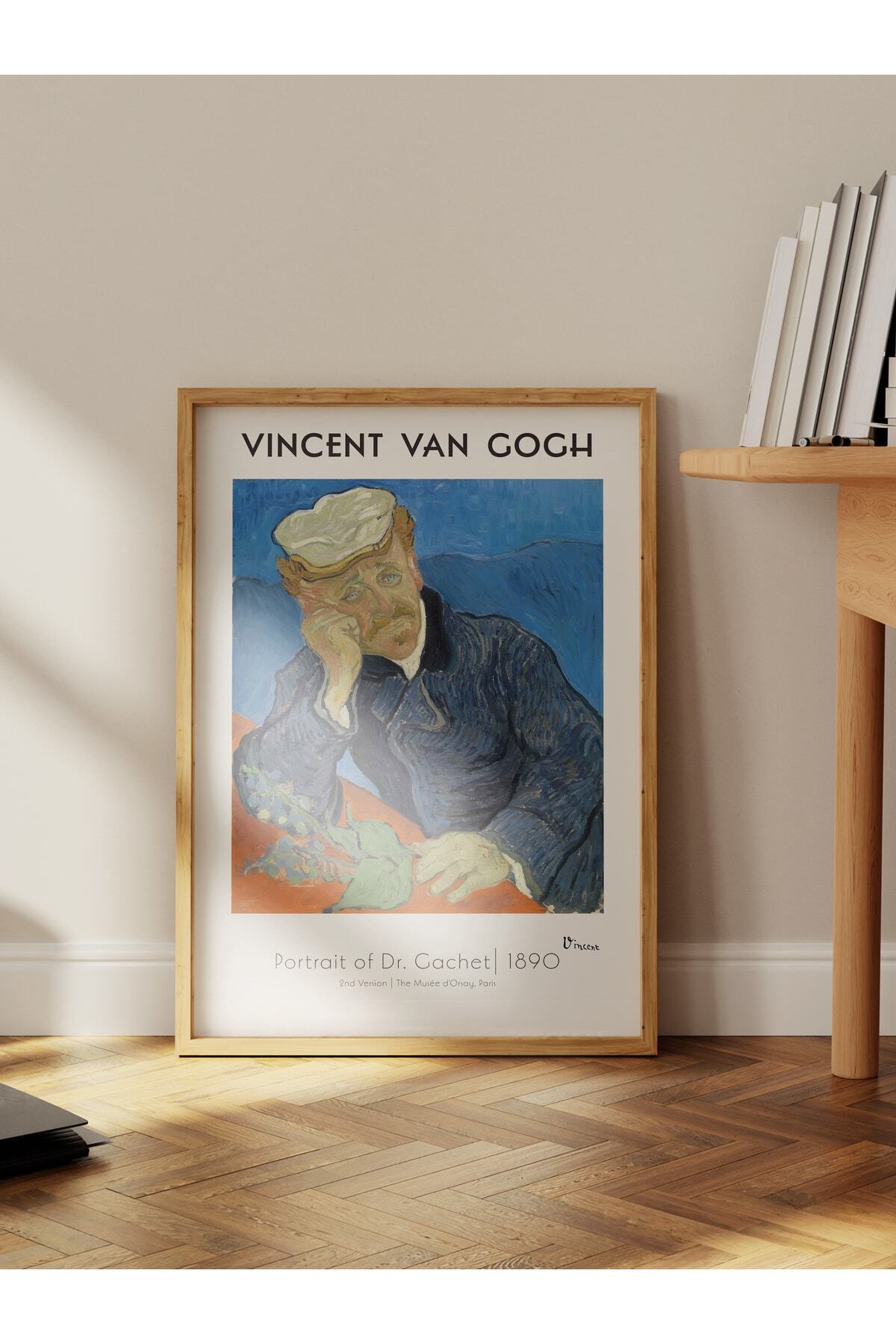 Van Gogh Duvar Posteri - Portrait Of Dr. Gachet - Sanat Serisi Posterleri - Kalın Kağıt, Çerçevesiz
