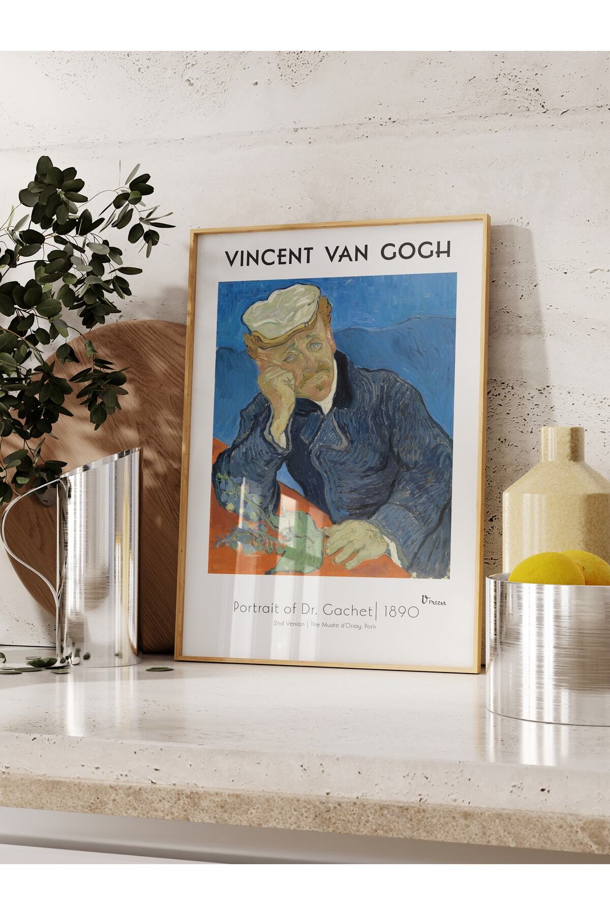 Van Gogh Duvar Posteri - Portrait Of Dr. Gachet - Sanat Serisi Posterleri - Kalın Kağıt, Çerçevesiz