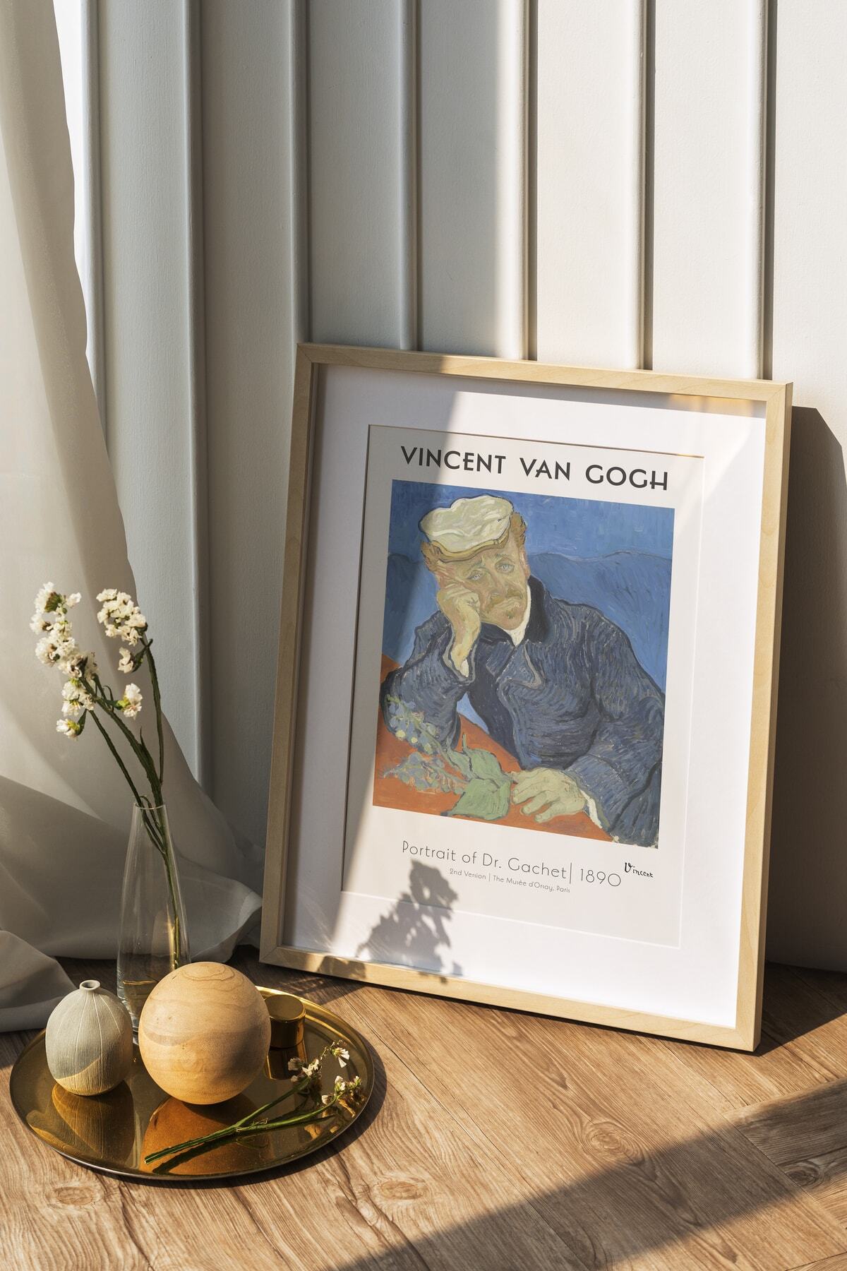 Van Gogh Duvar Posteri - Portrait Of Dr. Gachet - Sanat Serisi Posterleri - Kalın Kağıt, Çerçevesiz