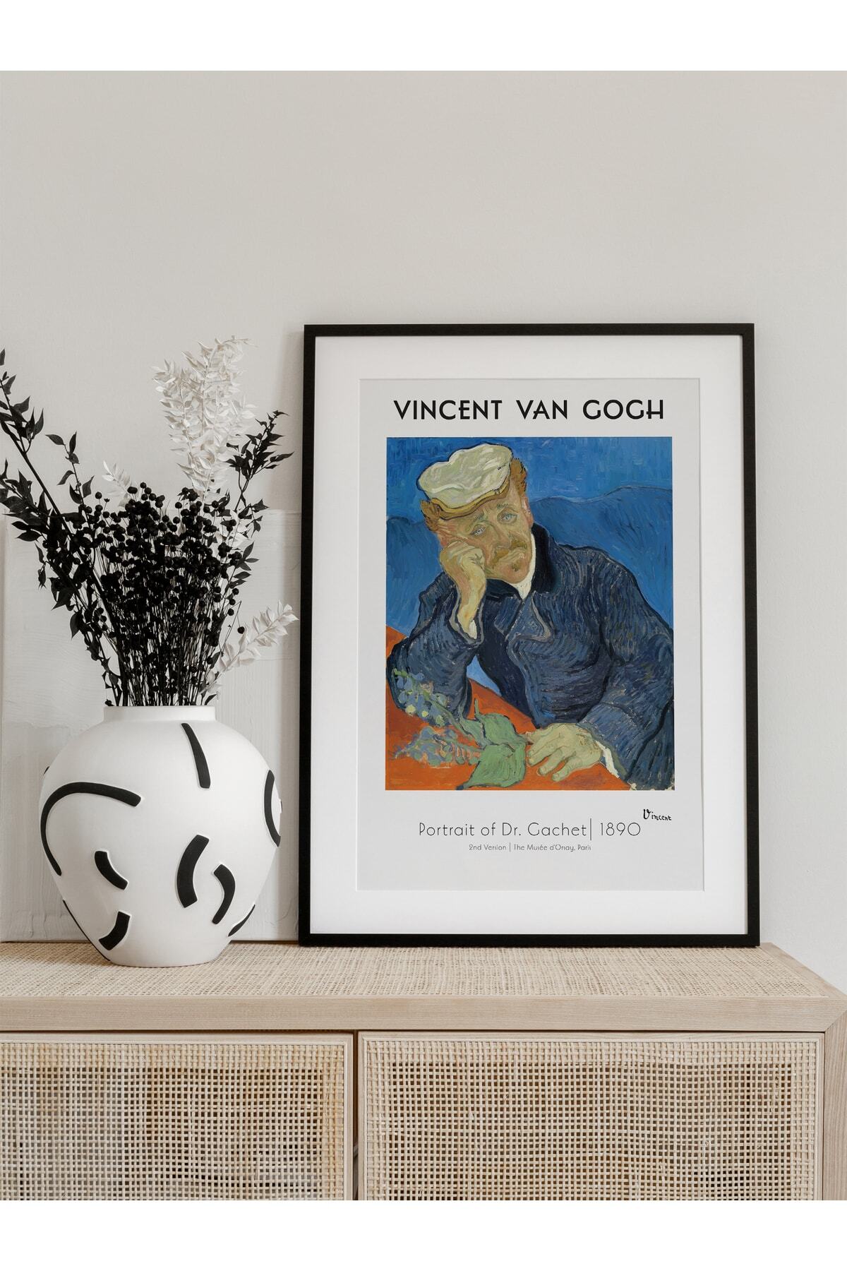 Van Gogh Duvar Posteri - Portrait Of Dr. Gachet - Sanat Serisi Posterleri - Kalın Kağıt, Çerçevesiz