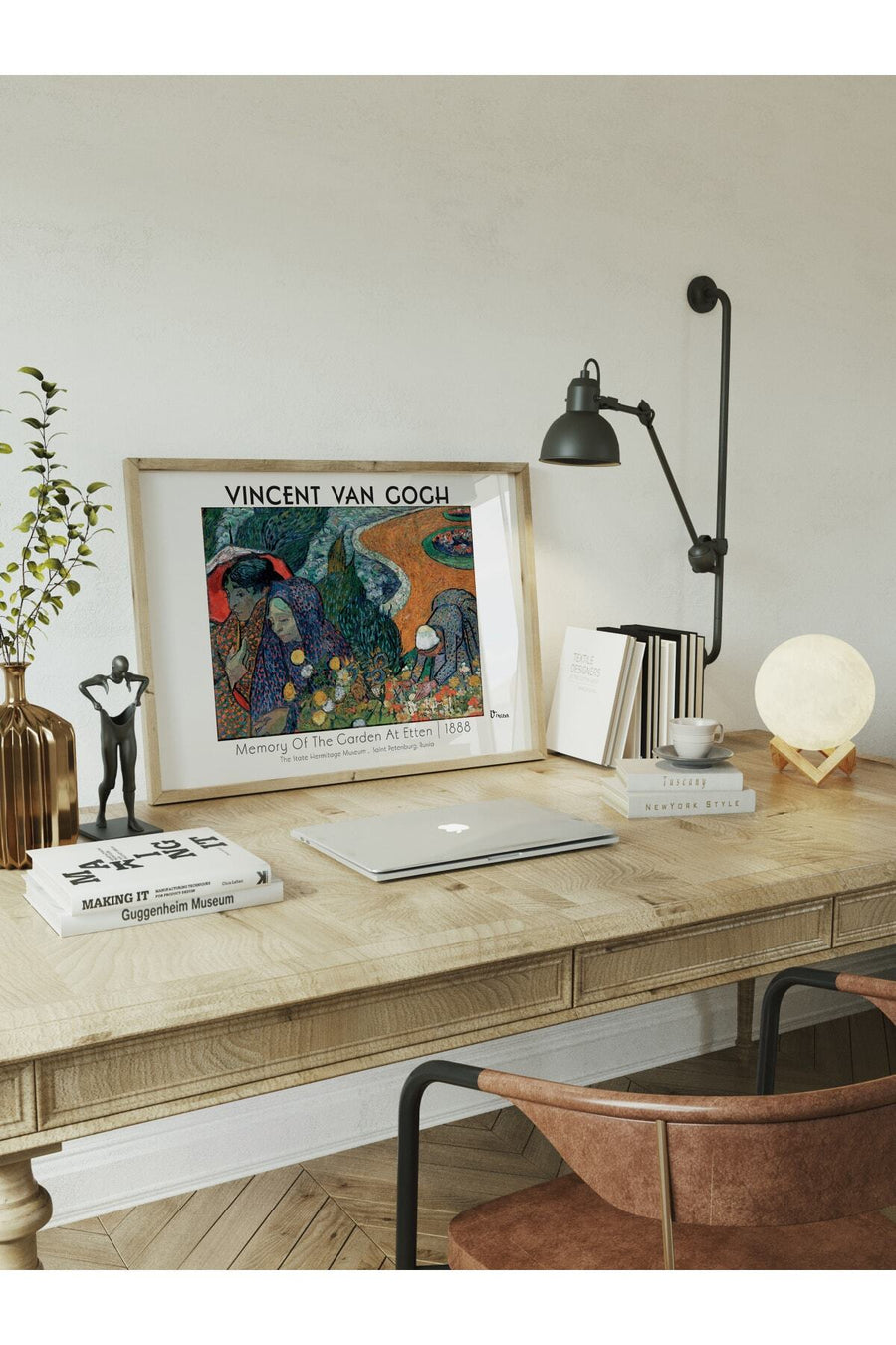 Farklı Tonlarda VINCENT VAN GOGH Modern Sanat Çerçevesiz Poster