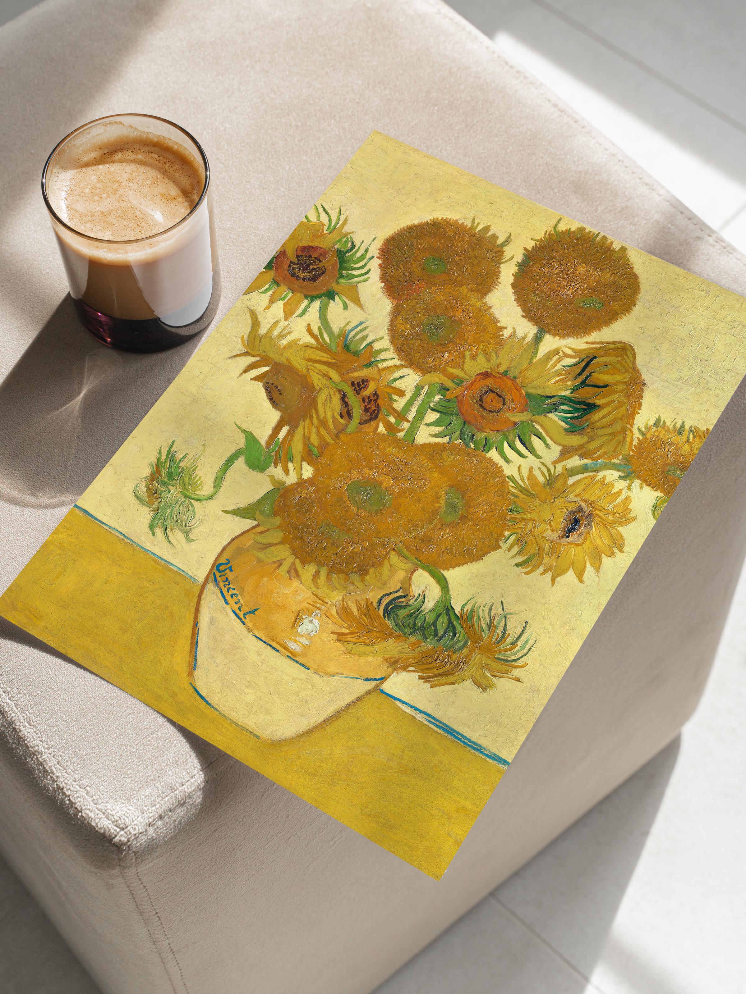 Van Gogh Poster No:3 Modern Sanat Poster - Sanat Dekor Serisi - Duvar Tablosu, HD Baskı