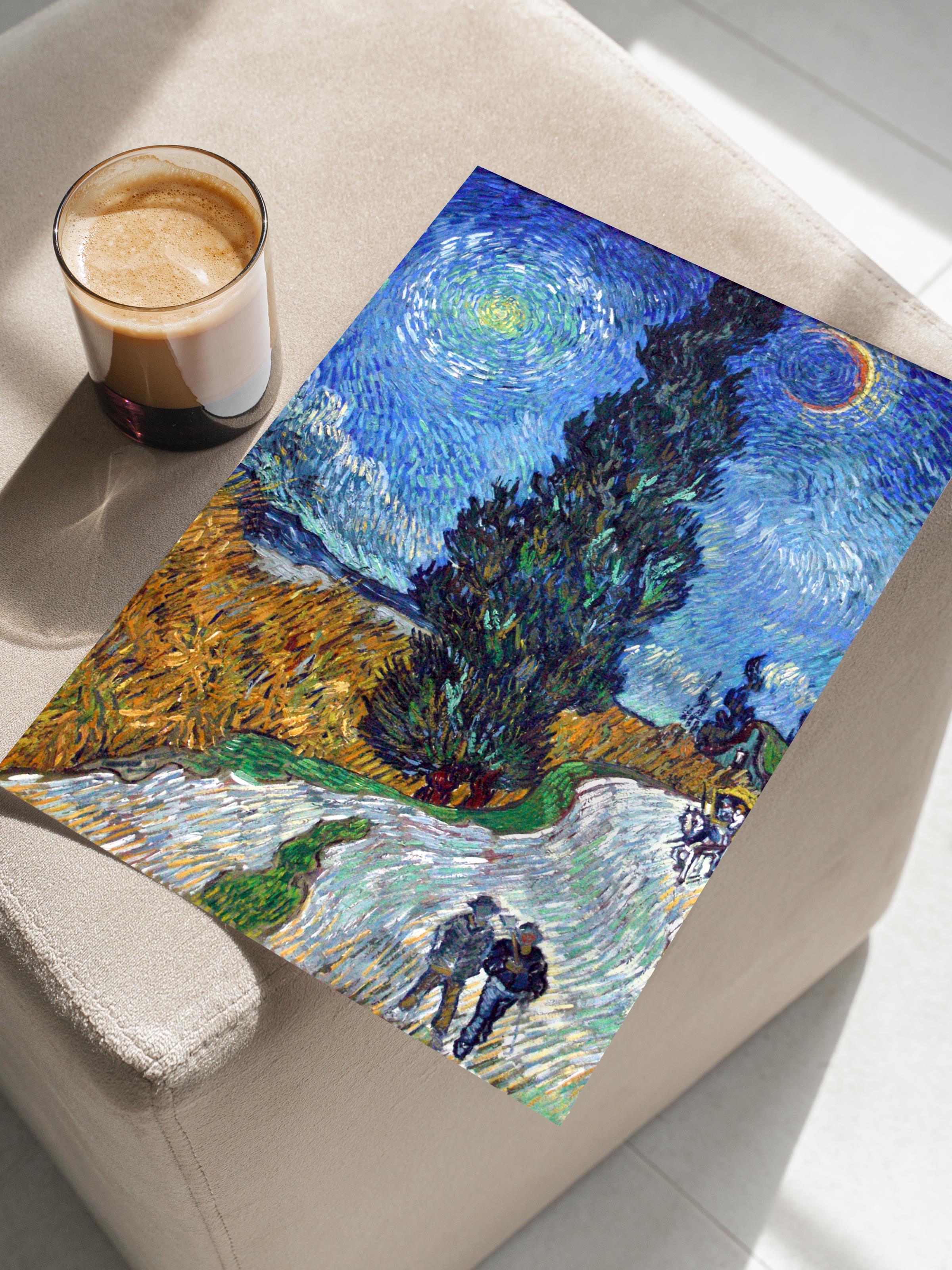 Van Gogh Poster No:6 Modern Sanat Poster - Sanat Dekor Serisi - Duvar Tablosu, HD Baskı