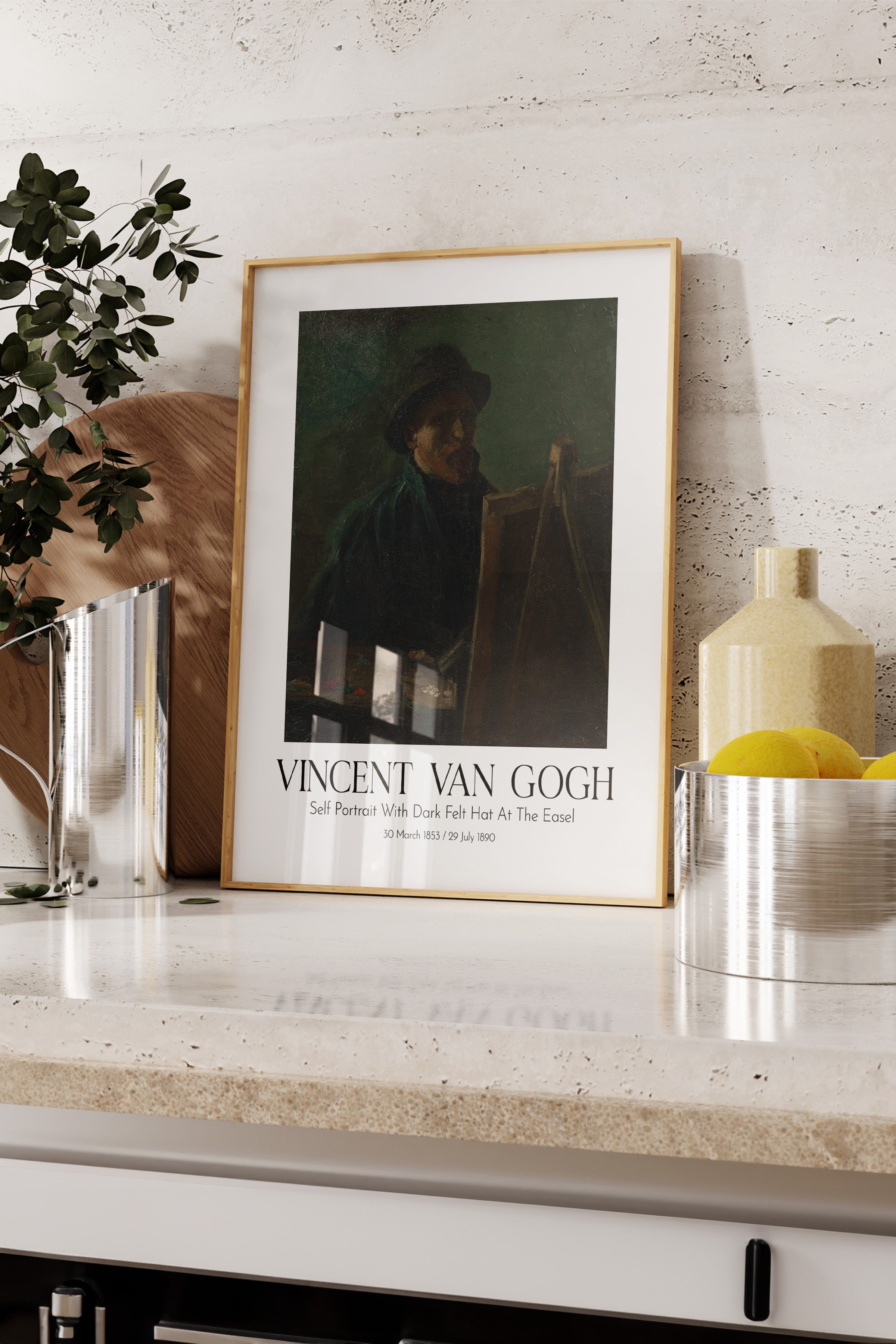 Vincent Van Gogh, Ahşap Çerçeveli Tablo, Sanat Serisi NO:110620