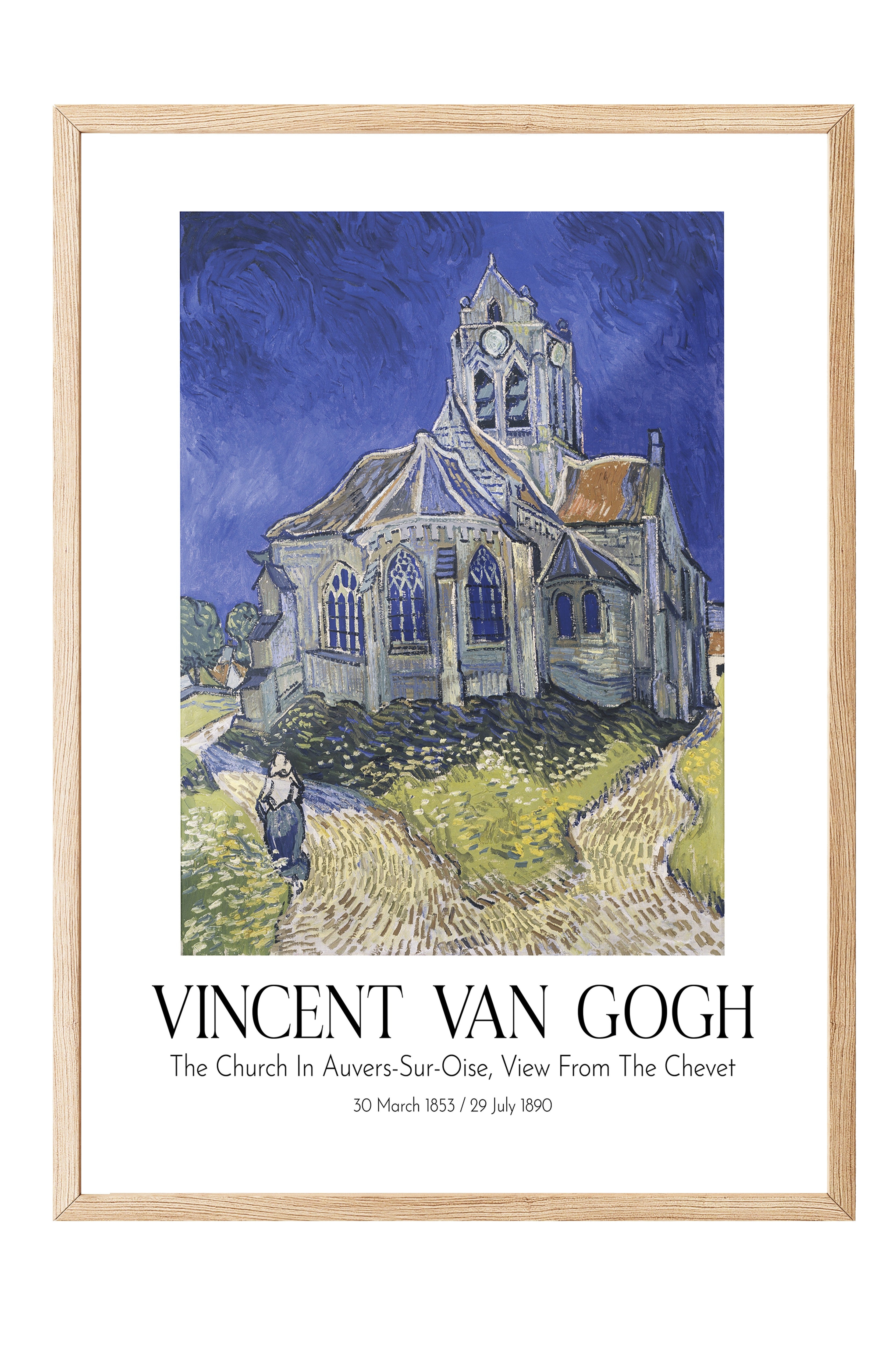 Vincent Van Gogh, Ahşap Çerçeveli Tablo, Sanat Serisi NO:110622
