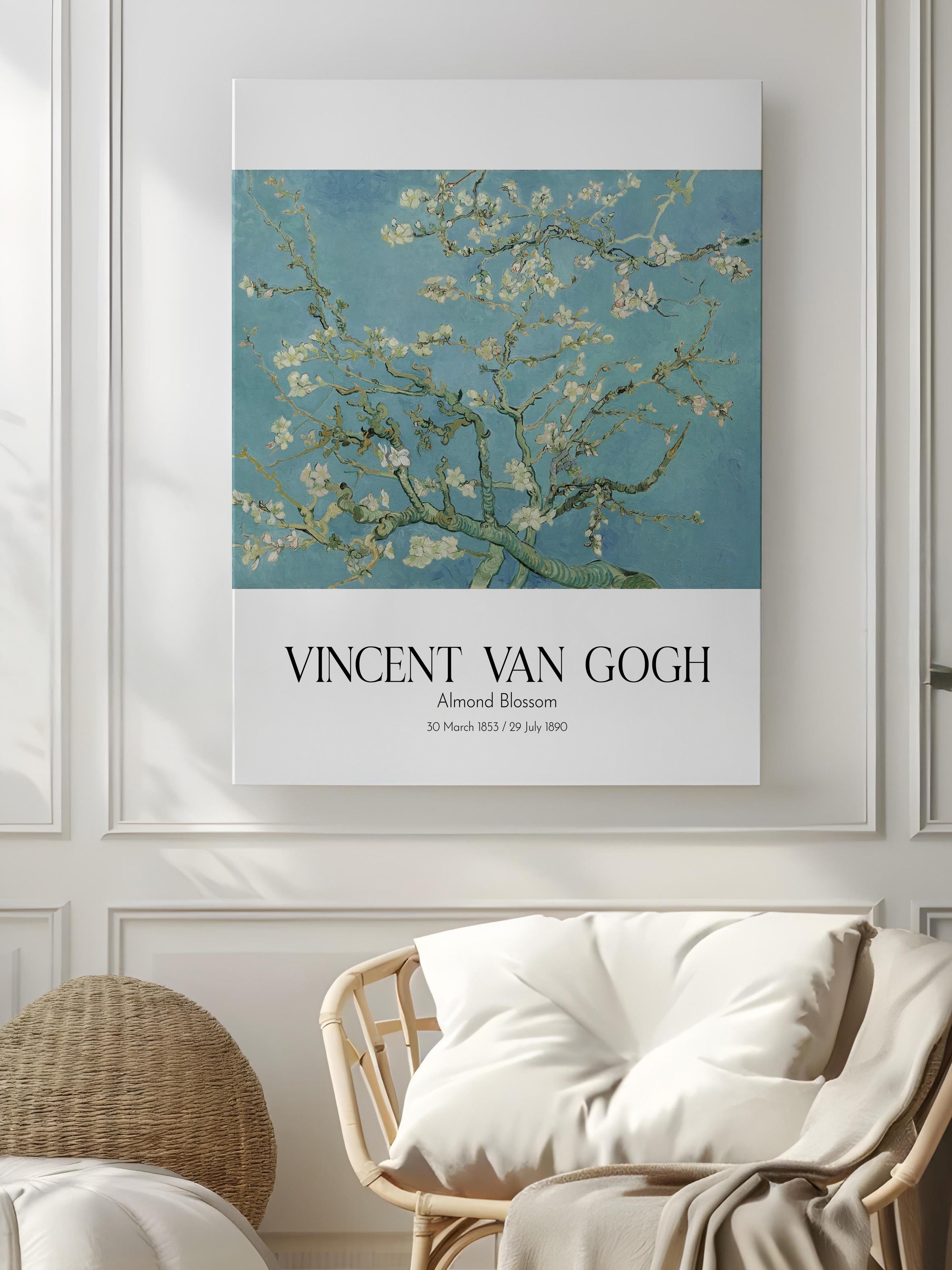 Vincent Van Gogh - Almond Blossom, Kanvas Tablo, Sanat Serisi NO:110593