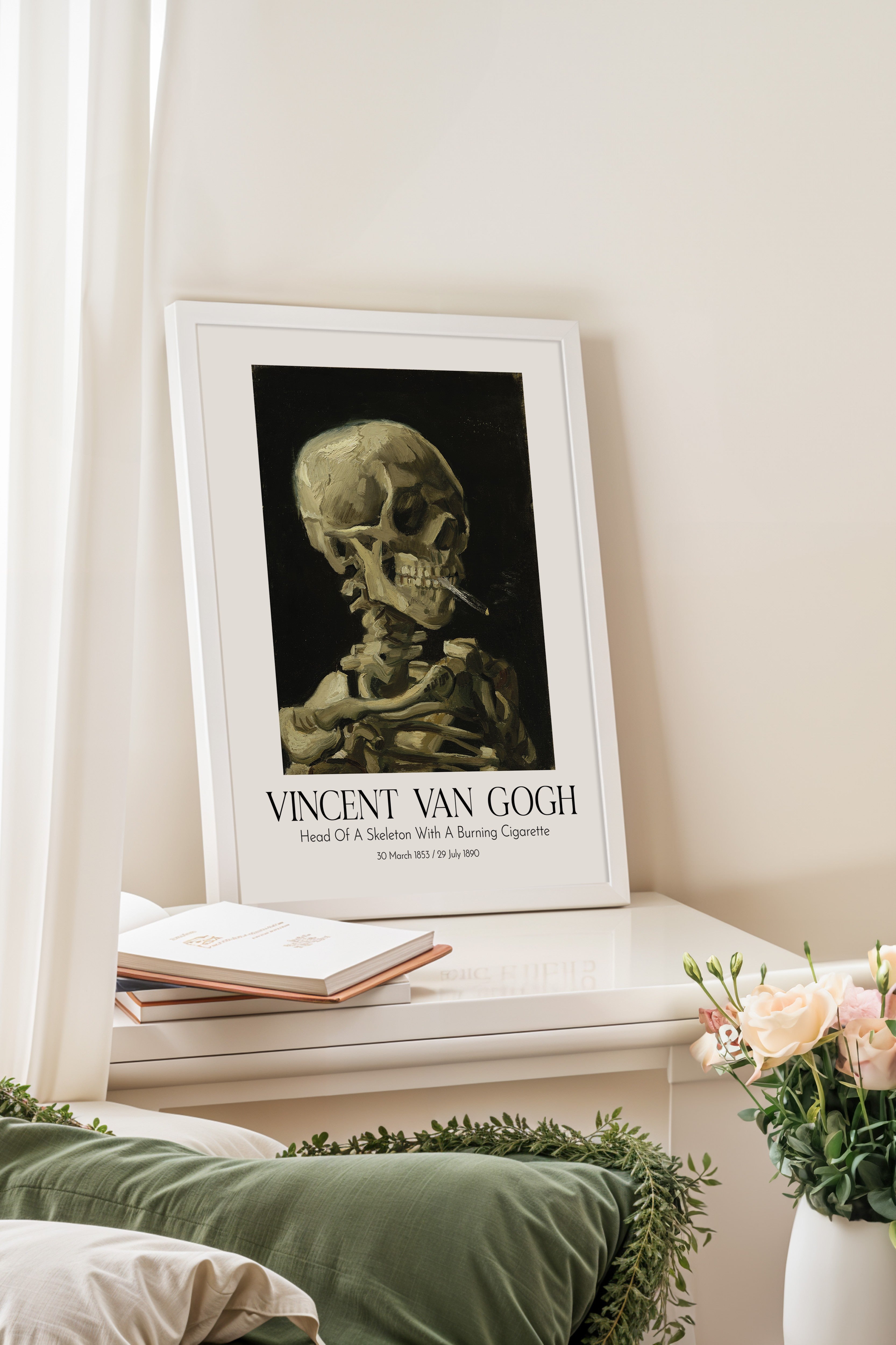 Vincent Van Gogh, Beyaz Çerçeveli Tablo, Sanat Serisi NO:110605
