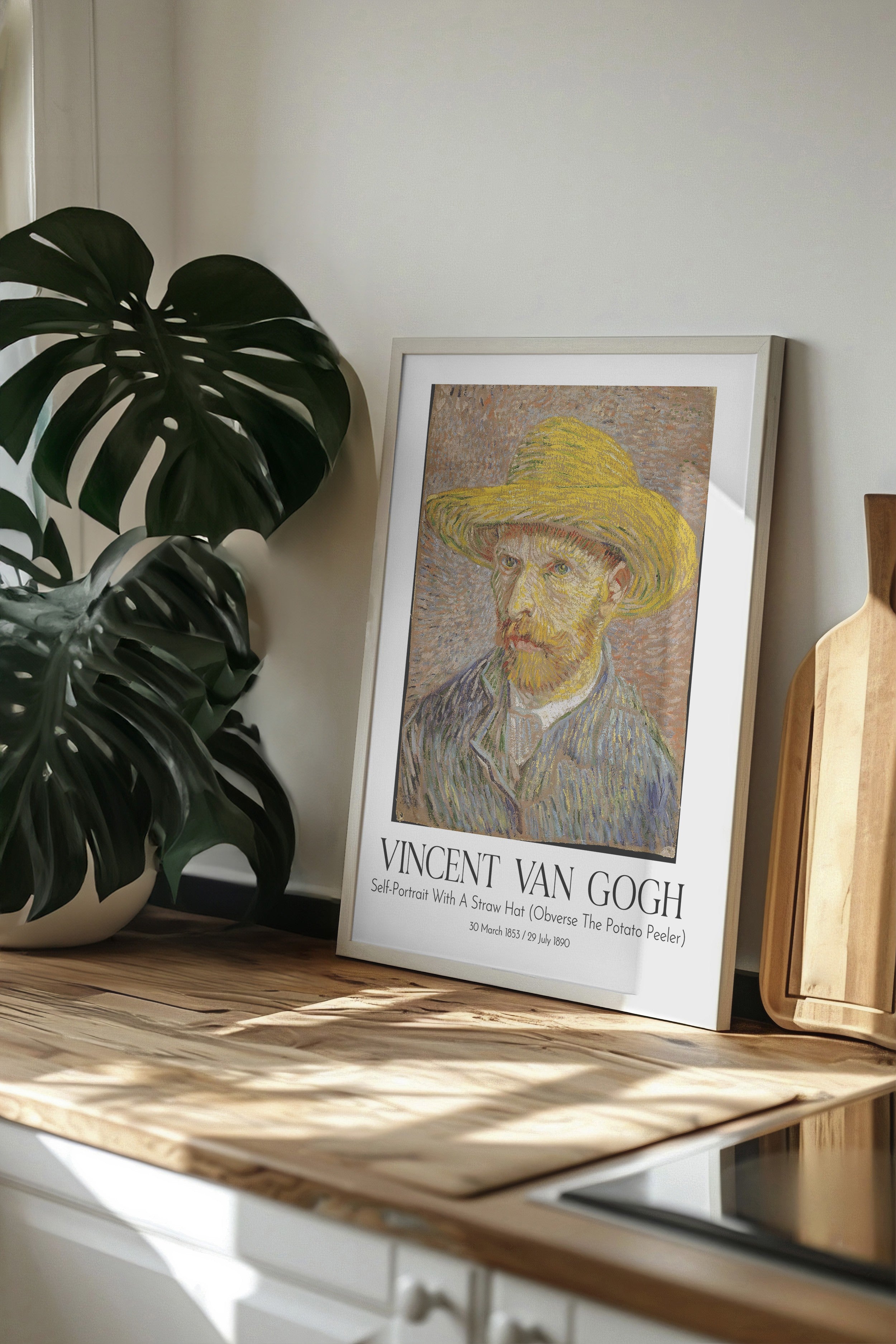 Vincent Van Gogh, Beyaz Çerçeveli Tablo, Sanat Serisi NO:110614