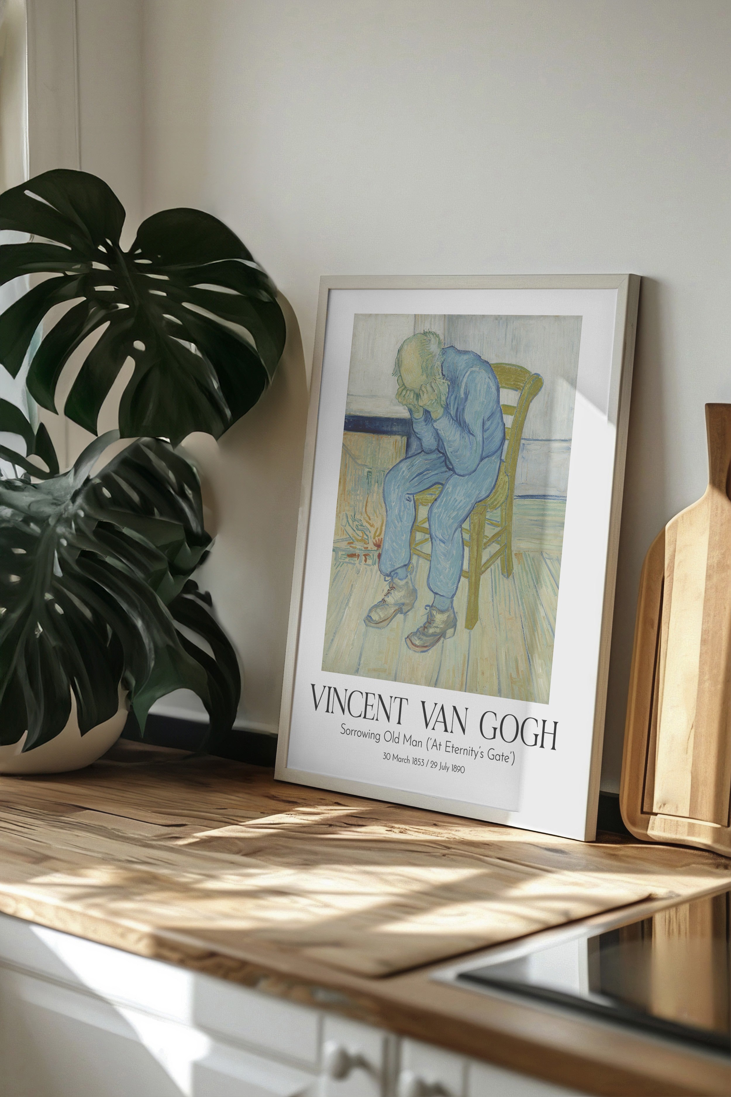 Vincent Van Gogh, Beyaz Çerçeveli Tablo, Sanat Serisi NO:110616