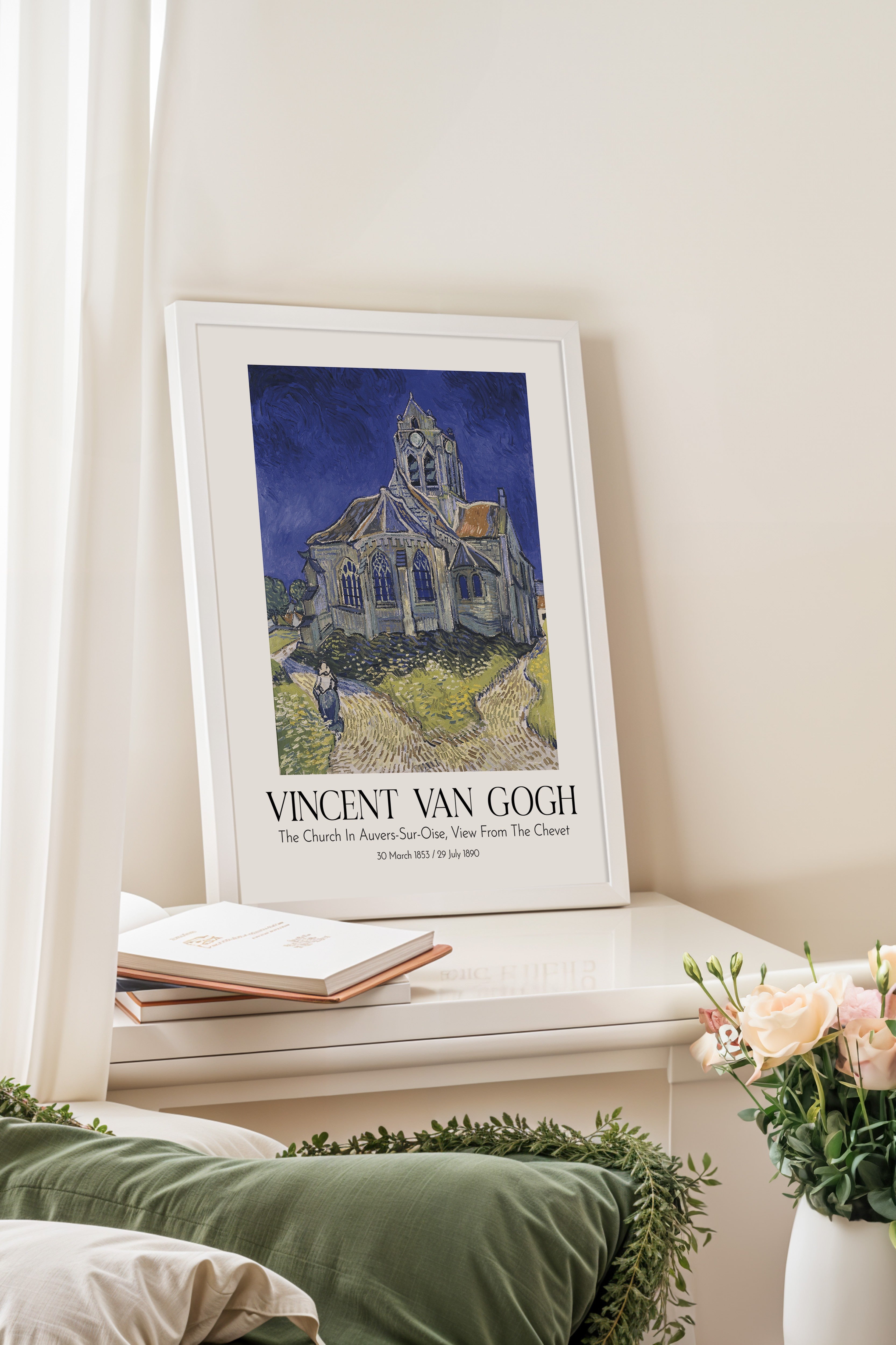 Vincent Van Gogh, Beyaz Çerçeveli Tablo, Sanat Serisi NO:110622